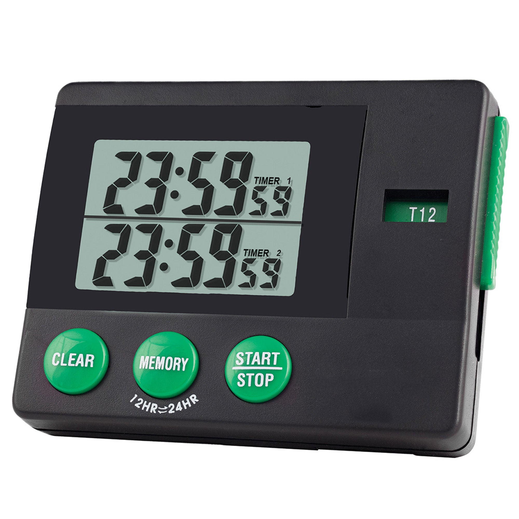 Cole-Parmer-Antylia Scientific - 94461-22 Electronic Alarm Timer 2 Channel, Count up and Down Traceable® 24 Hours Digital Display