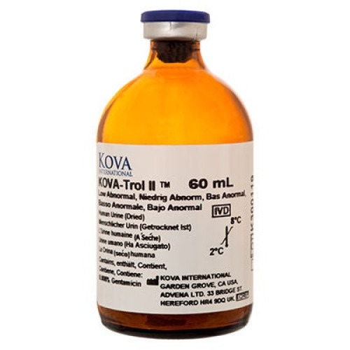 LGC Clinical Diagnostics Inc - K-87528 Fertility Test Control KOVA-Trol® II Human Chorionic Godadotropin (hCG) Urine Normal Level 8 X 60 mL