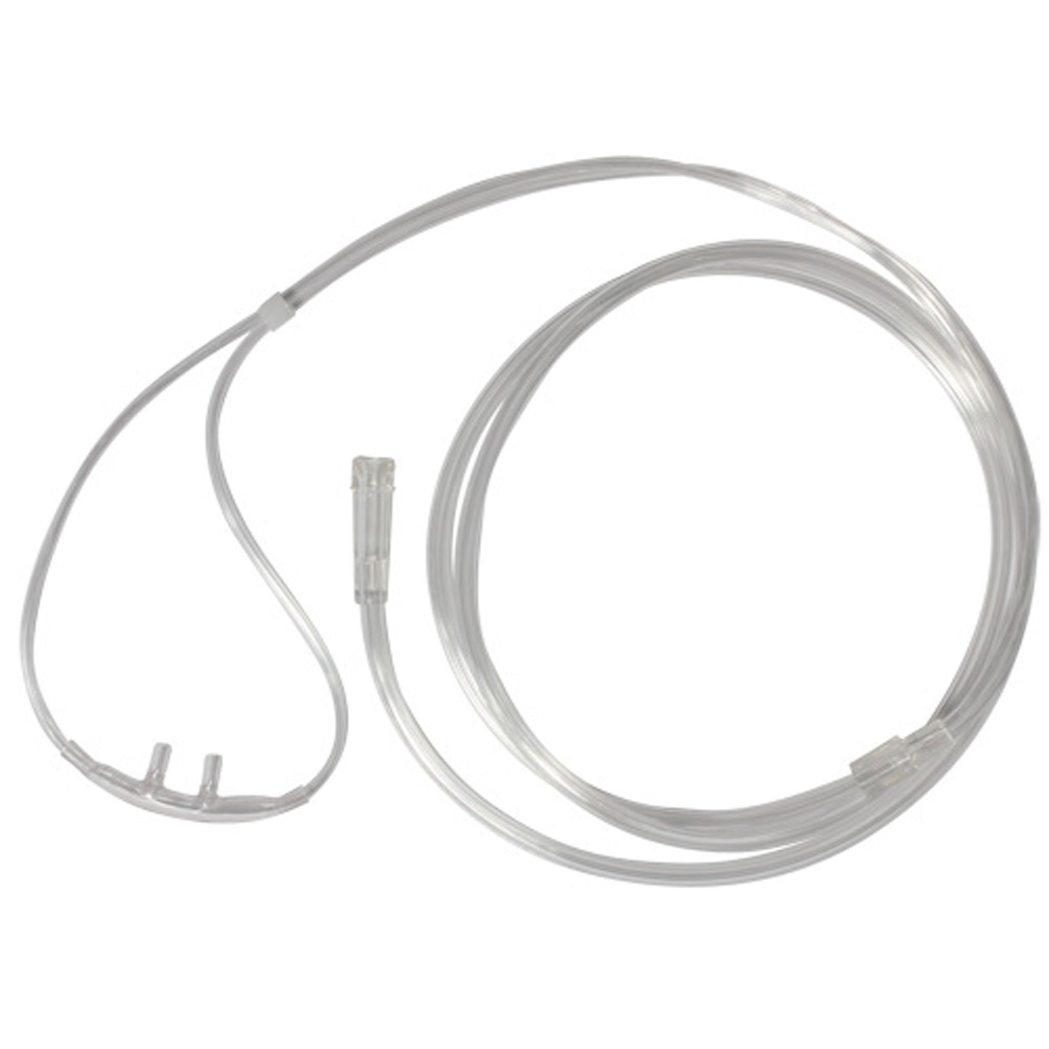 Sunset Healthcare - RES1104 ETCO2 Nasal Cannula Adult Curved Prongs 4 Foot Tubing Low Flow Rate