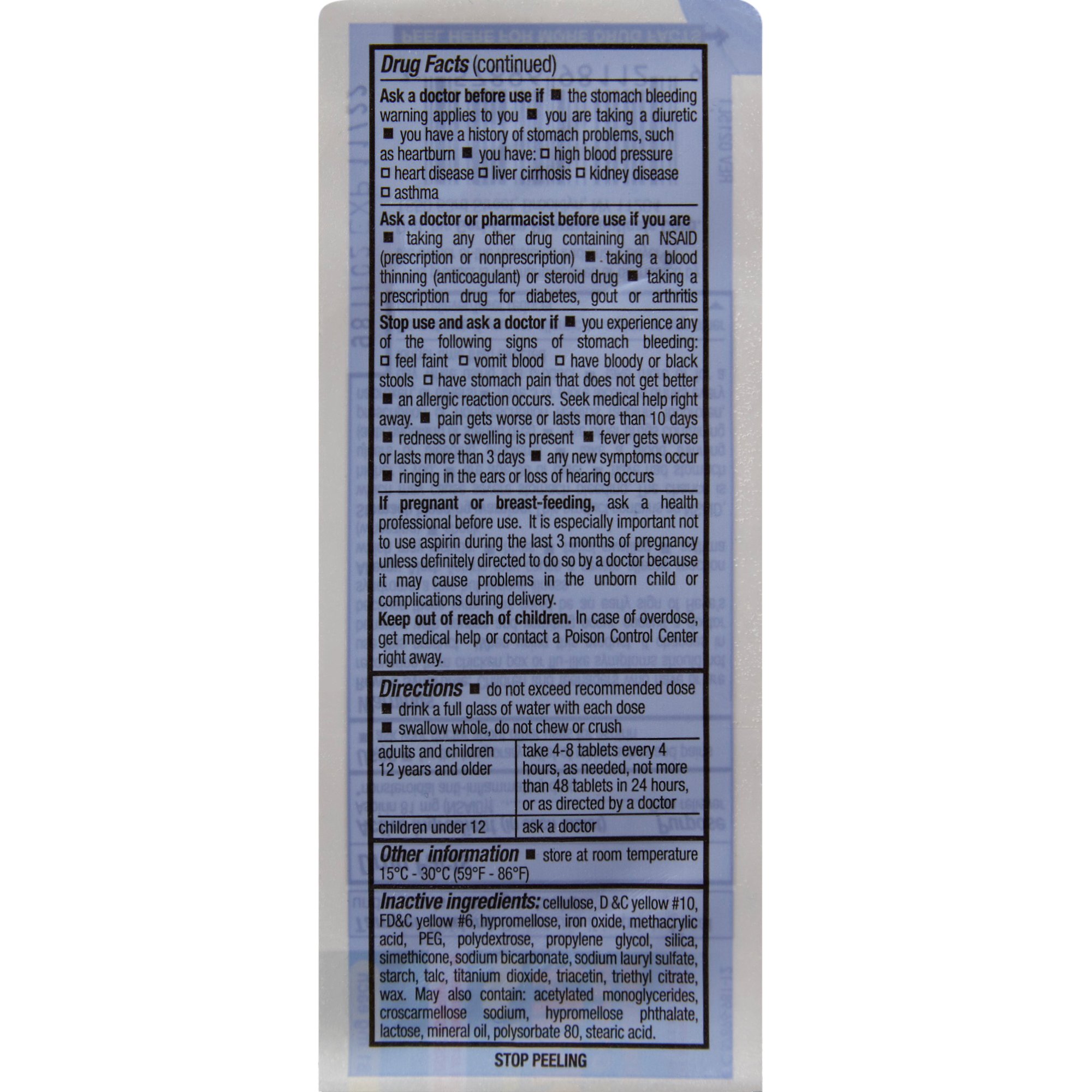 Geri-Care 981-12-HST - Health Star® Low-Dose Aspirin - 1/Bottle, 12/Case