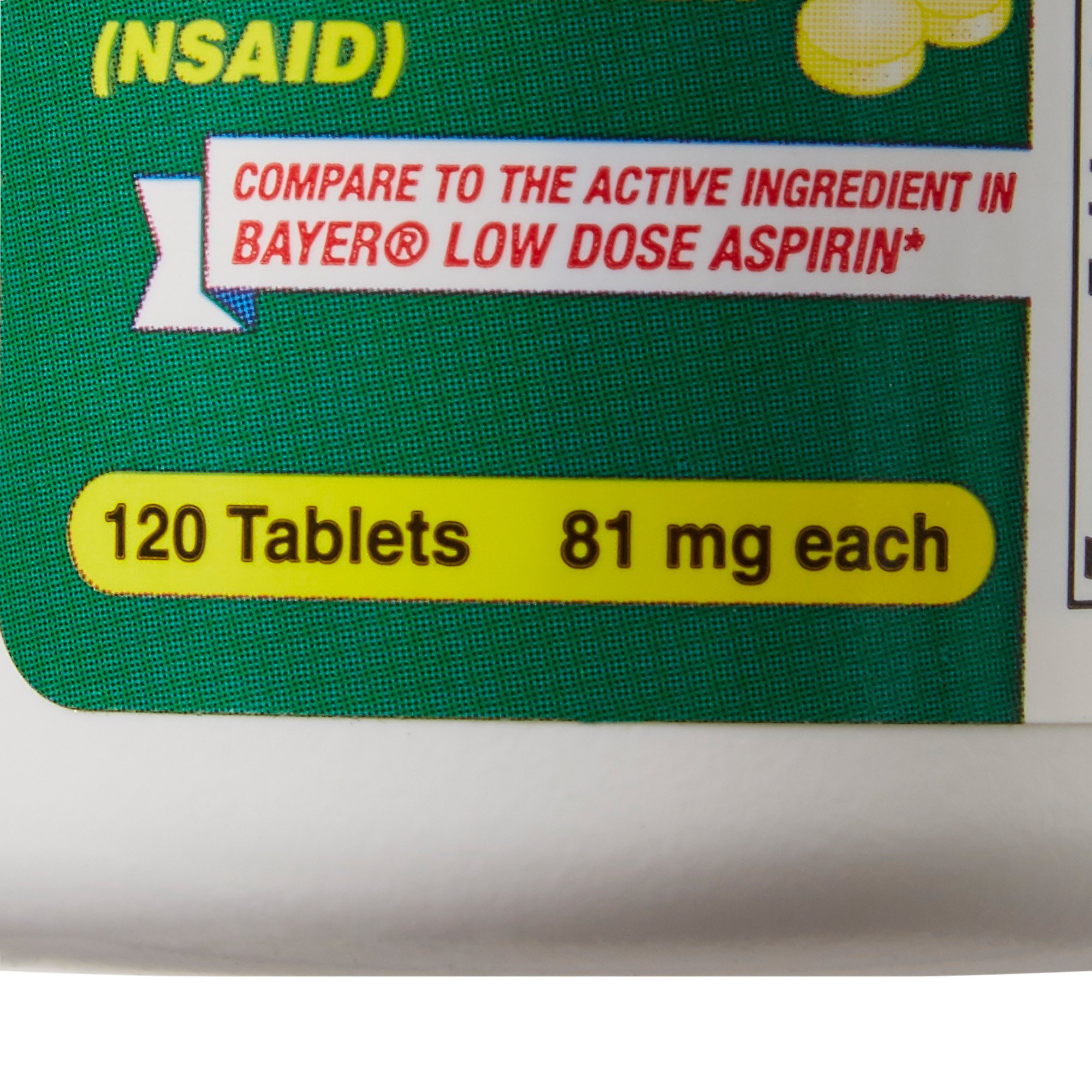Geri-Care 981-12-HST - Health Star® Low-Dose Aspirin - 1/Bottle, 12/Case