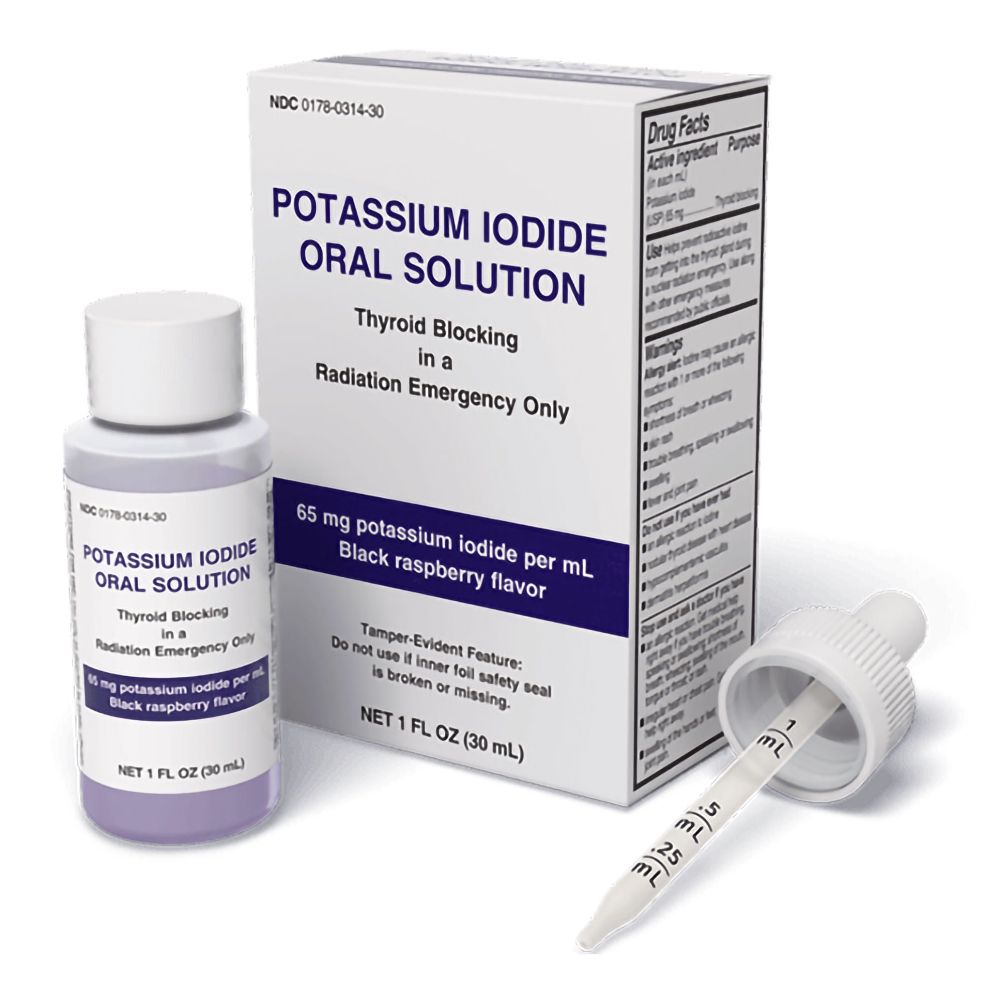 Mission Pharmacal - 00178031430 Potassium Iodide 65 mg / mL Solution 30 mL
