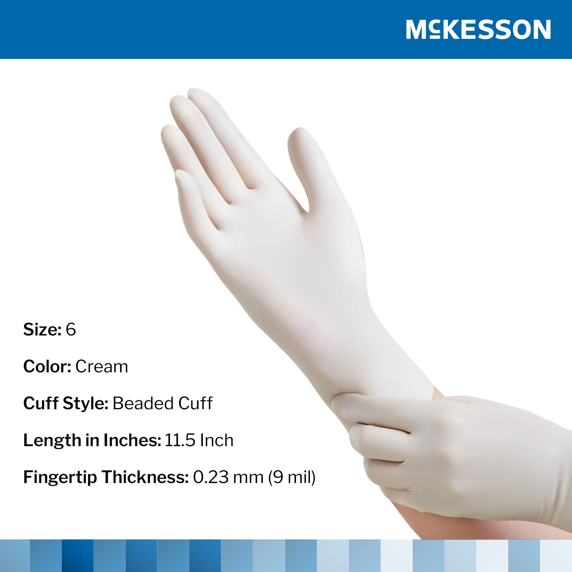 McKesson Brand - 20-1060N McKesson Perry® Performance Plus Surgical Glove