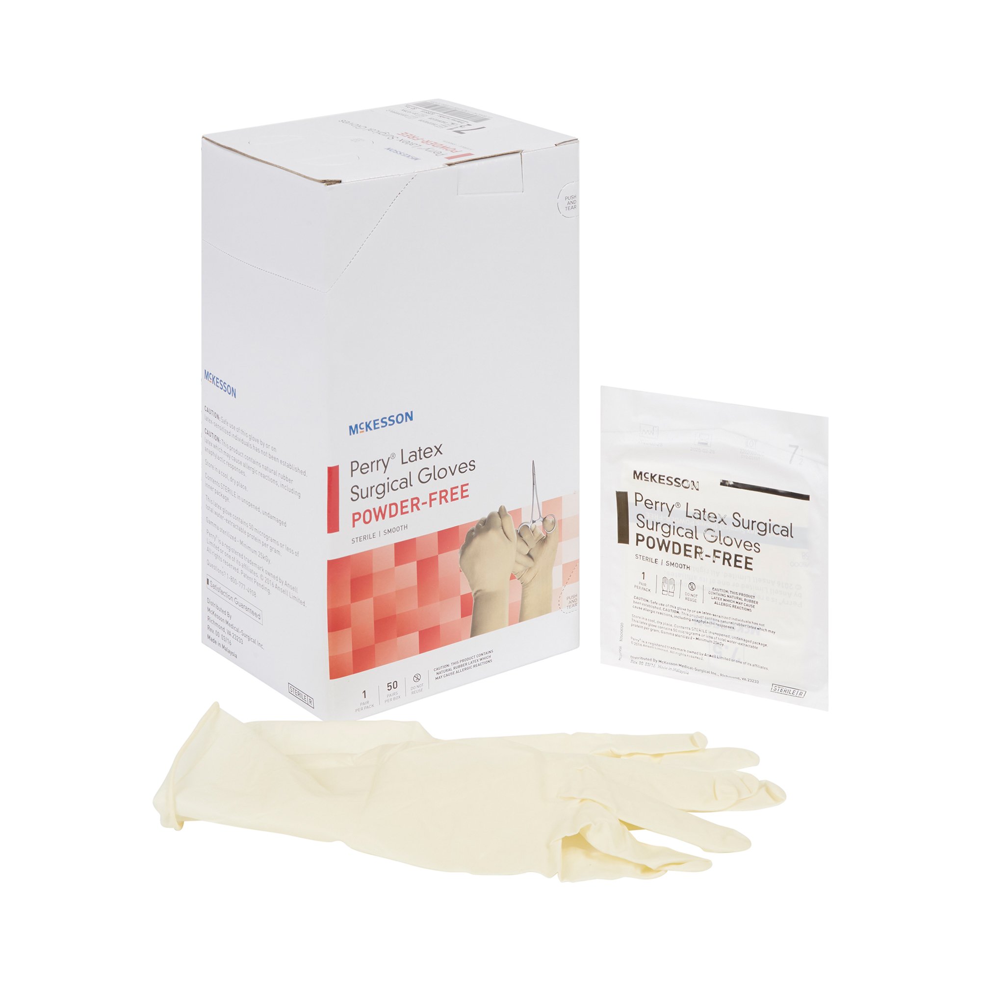 McKesson Brand - 20-1075N McKesson Perry® Performance Plus Surgical Glove