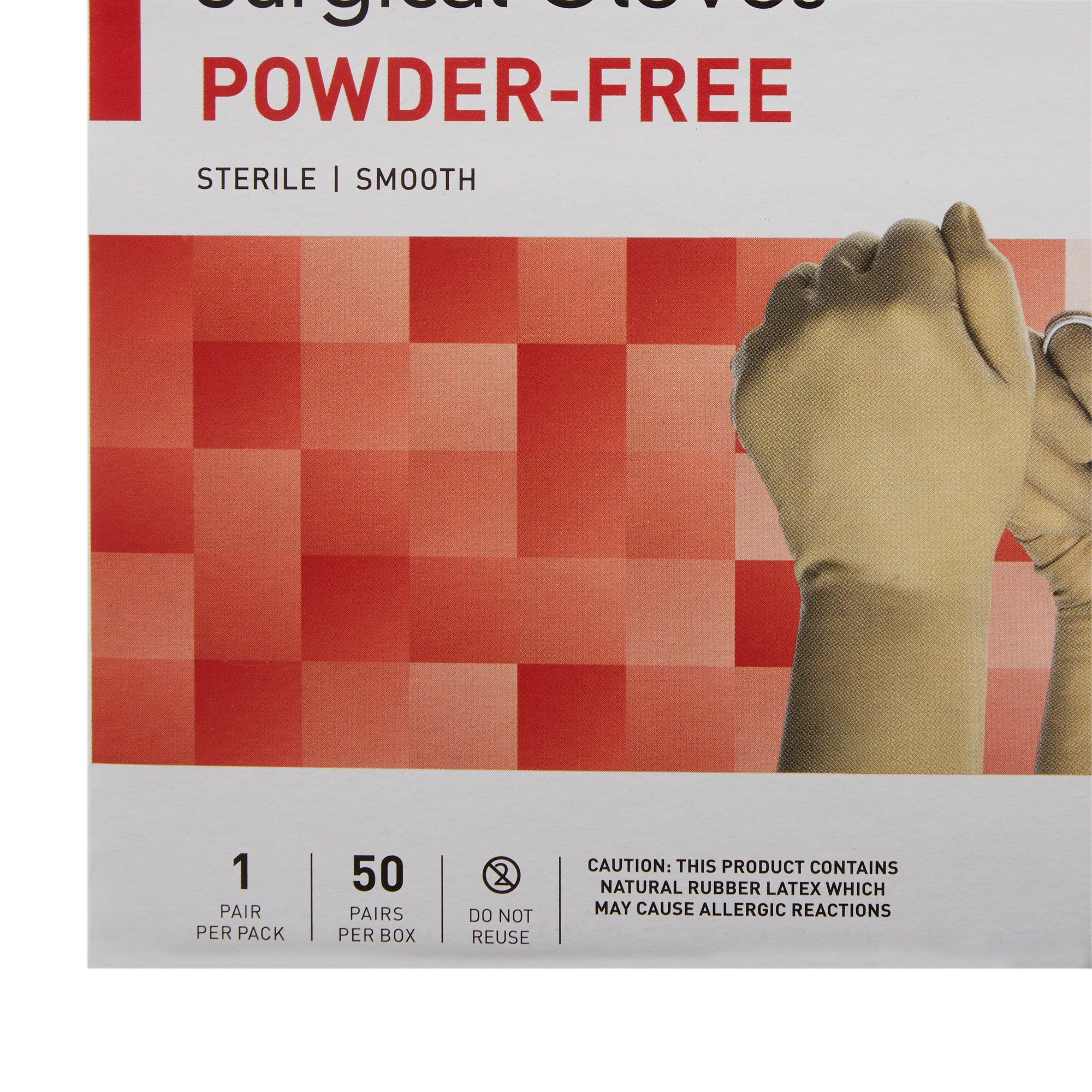 McKesson Brand 20-1080N - McKesson Perry® Performance Plus Surgical Glove, Size 8, Cream - 1/Pair, 50/Box, 200/Case