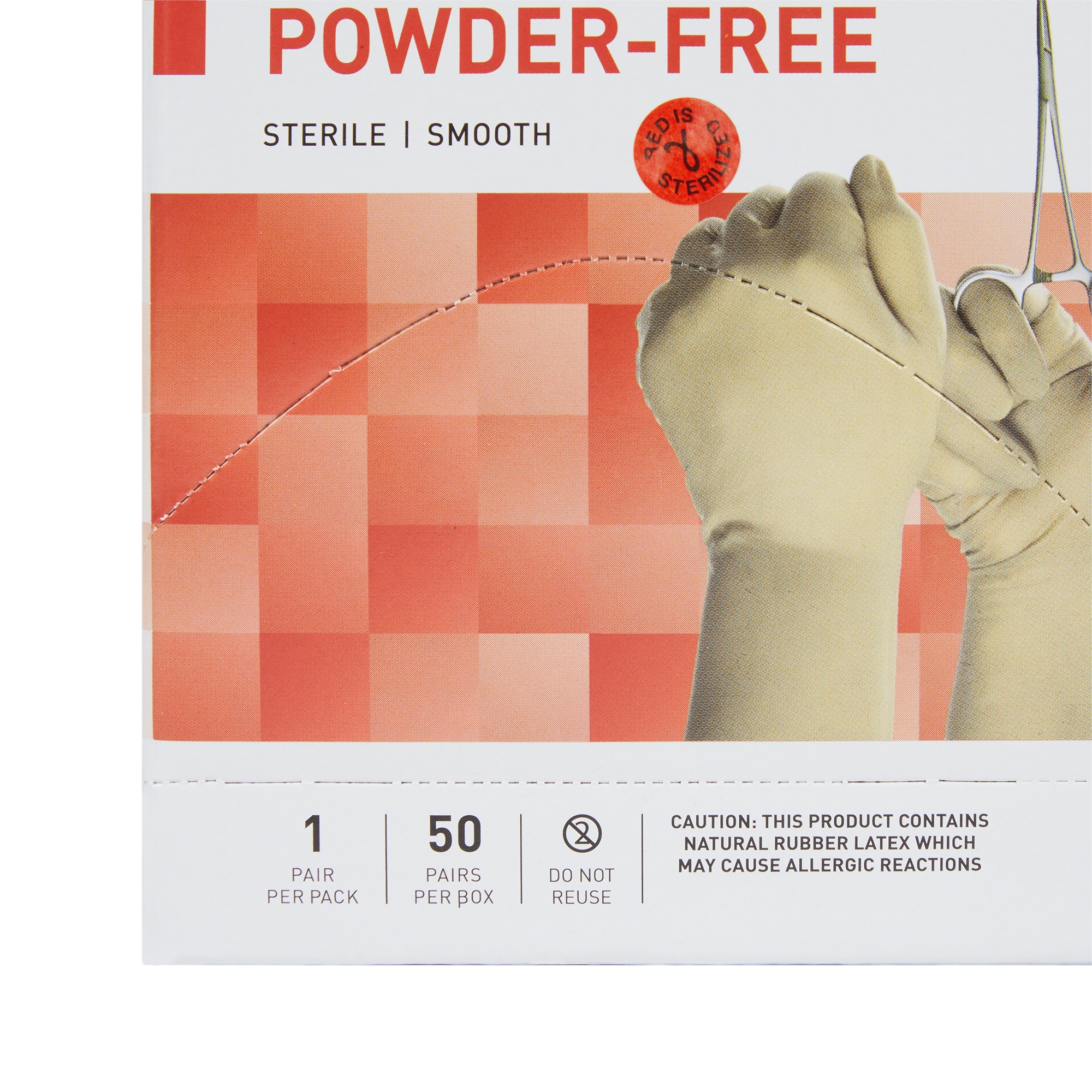 McKesson Brand 20-1085N - McKesson Perry® Performance Plus Surgical Glove, Size 8.5, Cream - 1/Pair, 50/Box, 200/Case