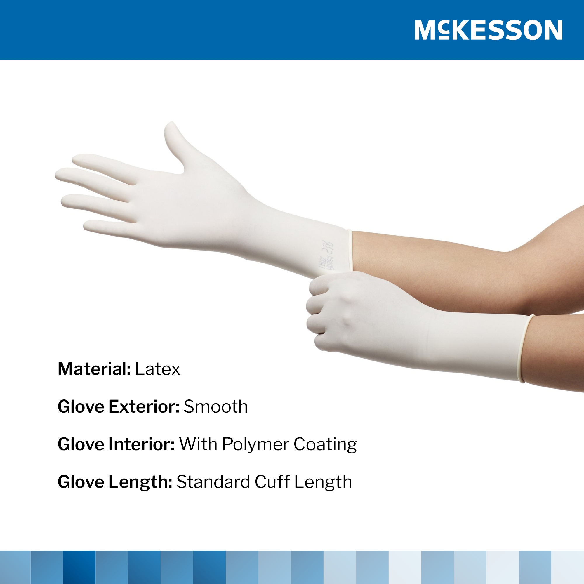 McKesson Brand 20-1090N - McKesson Perry® Performance Plus Surgical Glove, Size 9, Cream - 50/Box, 200/Case