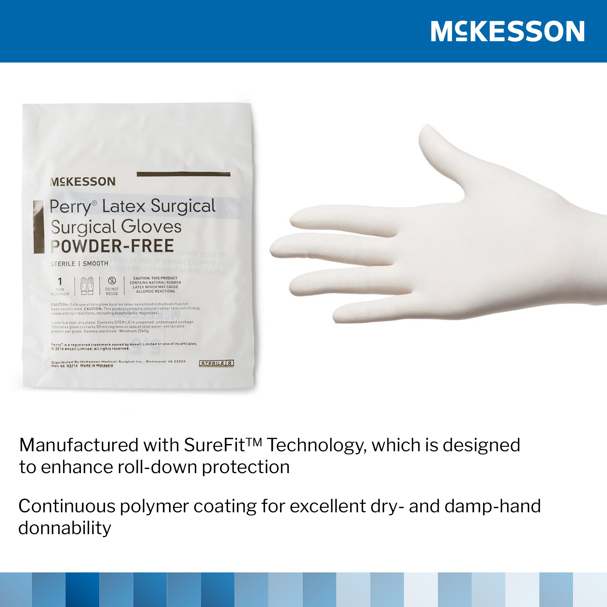 McKesson Perry Surgical Glove 20-1090N by McKesson Brand