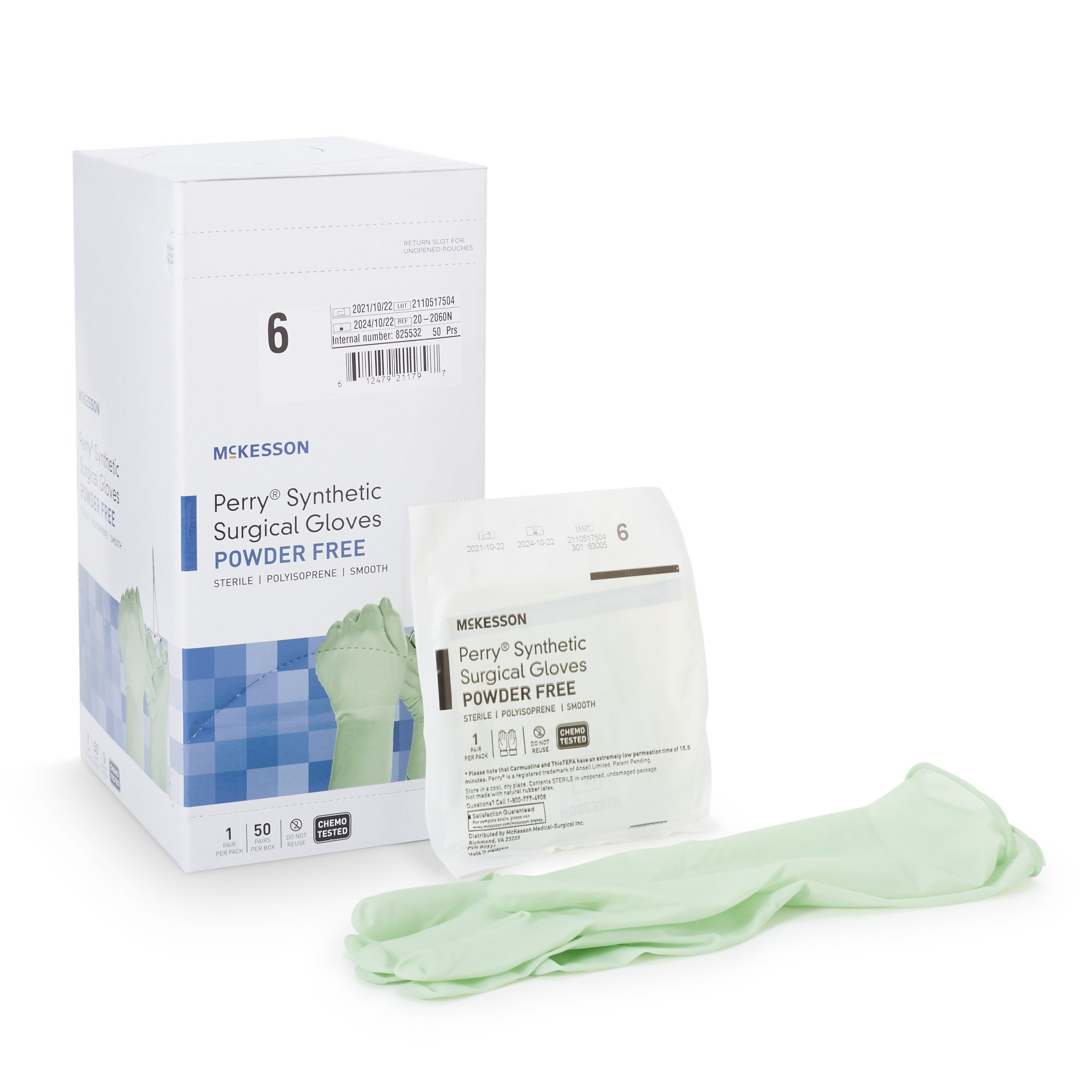 McKesson Brand - 20-2060N McKesson Perry® Performance Plus Polyisoprene Surgical Glove