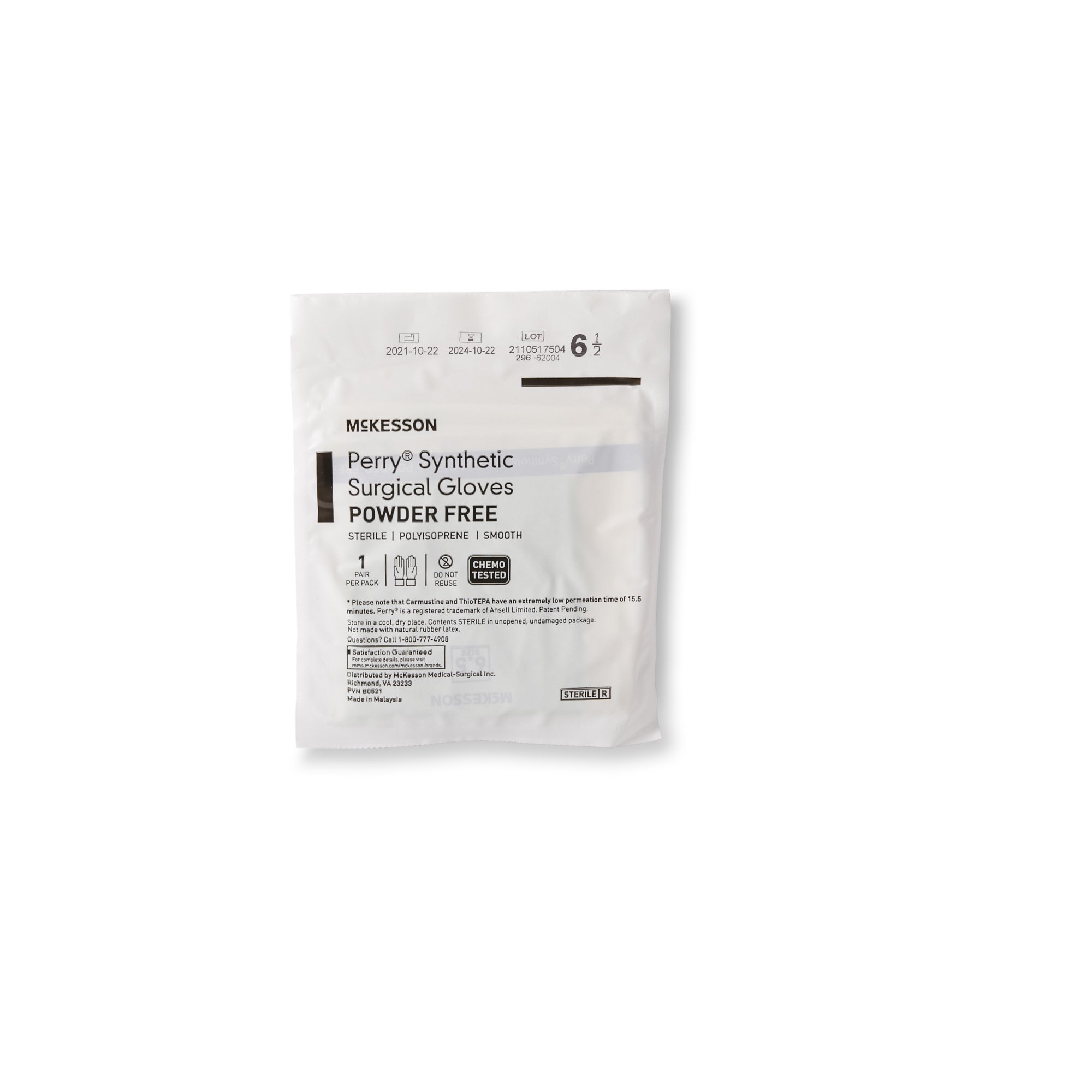 McKesson Brand - 20-2065N McKesson Perry® Performance Plus Polyisoprene Surgical Glove