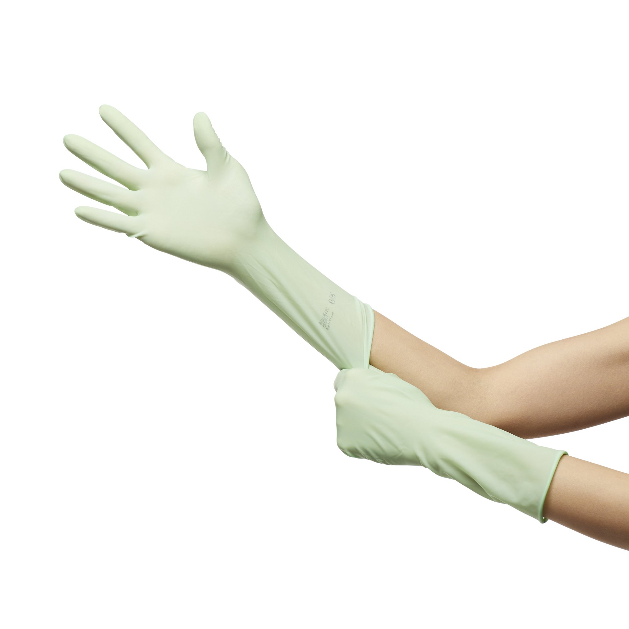 McKesson Brand 20-2065N - McKesson Perry® Performance Plus Polyisoprene Surgical Glove, Size 6.5, Green - 50/Box, 200/Case