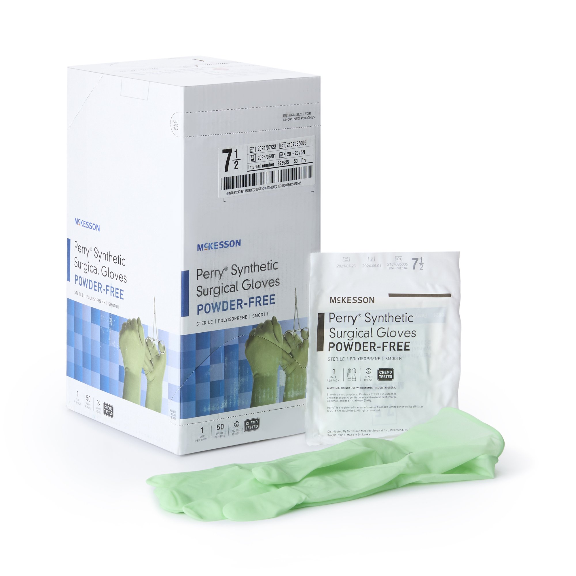 McKesson Brand - 20-2075N McKesson Perry® Performance Plus Polyisoprene Surgical Glove