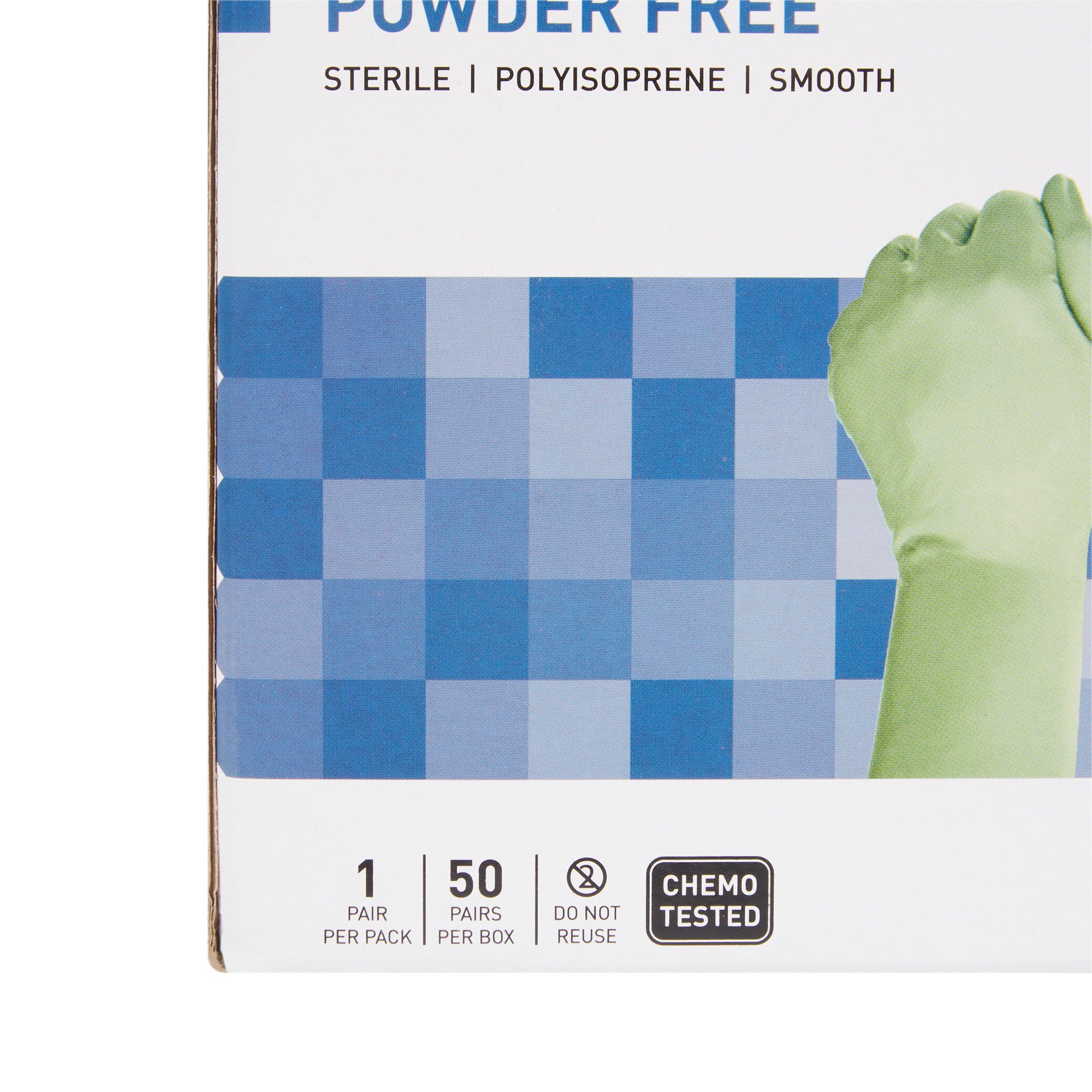 McKesson Brand 20-2080N - McKesson Perry® Performance Plus Polyisoprene Surgical Glove, Size 8, Green - 50/Box, 200/Case