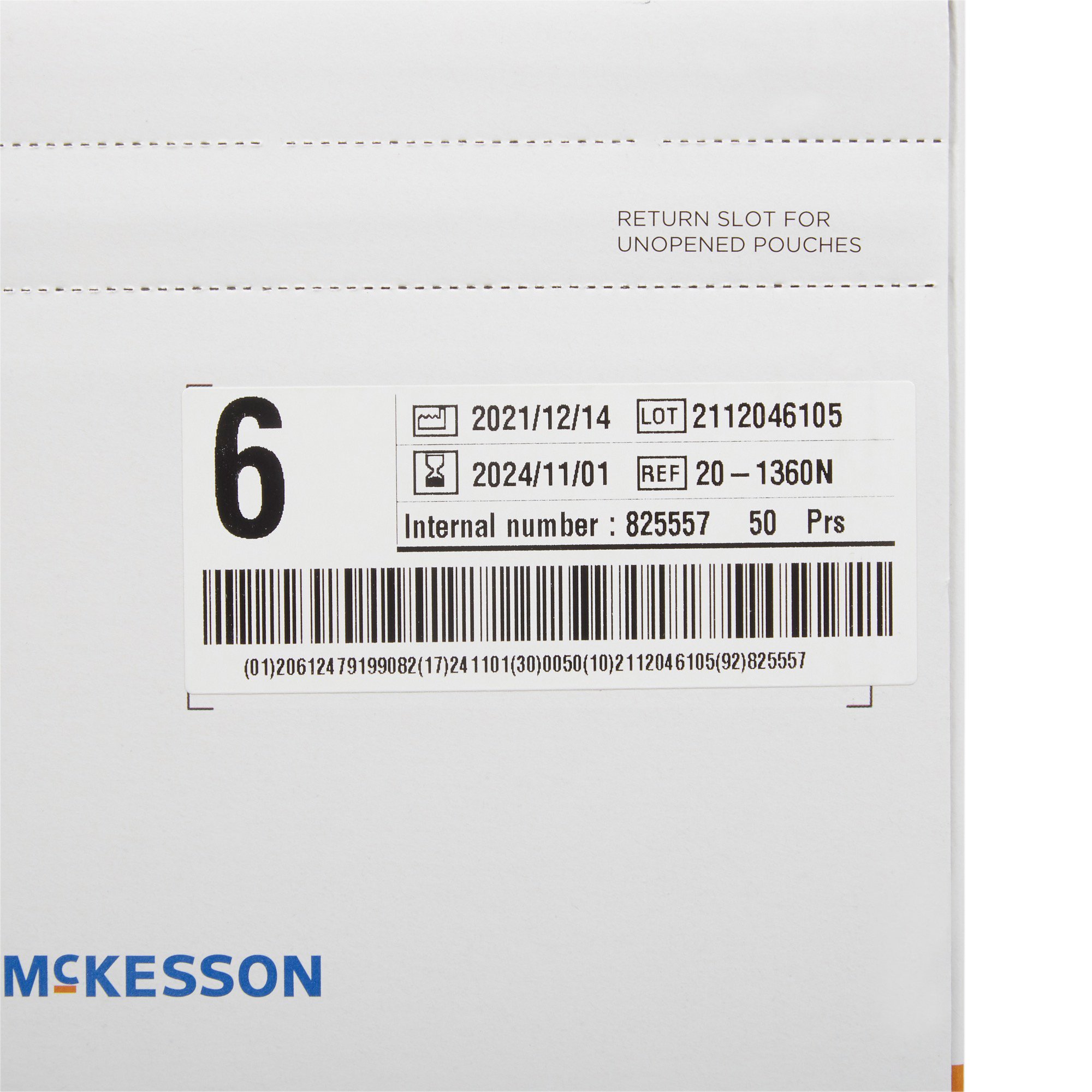 McKesson Brand 20-1360N - McKesson Perry® Latex Surgical Glove, Size 6, Brown - 50/Box, 200/Case