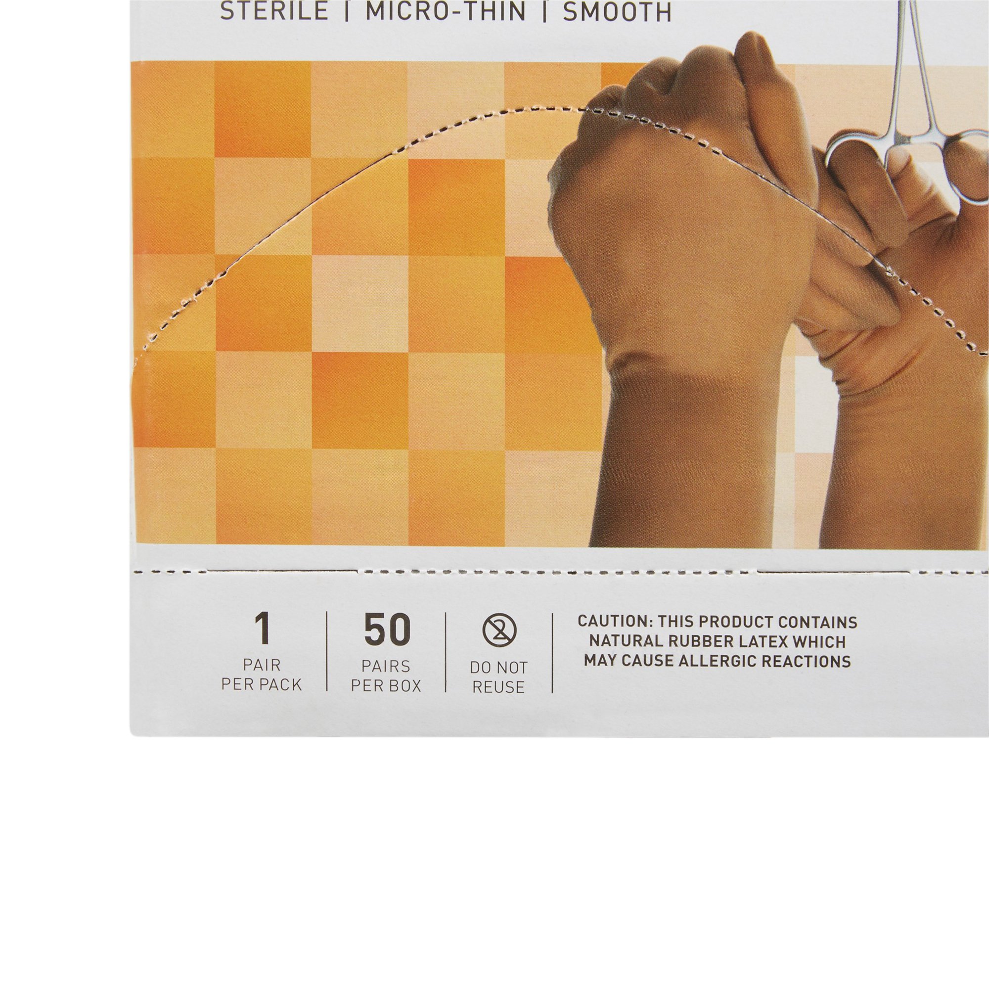 McKesson Brand 20-1360N - McKesson Perry® Latex Surgical Glove, Size 6, Brown - 50/Box, 200/Case