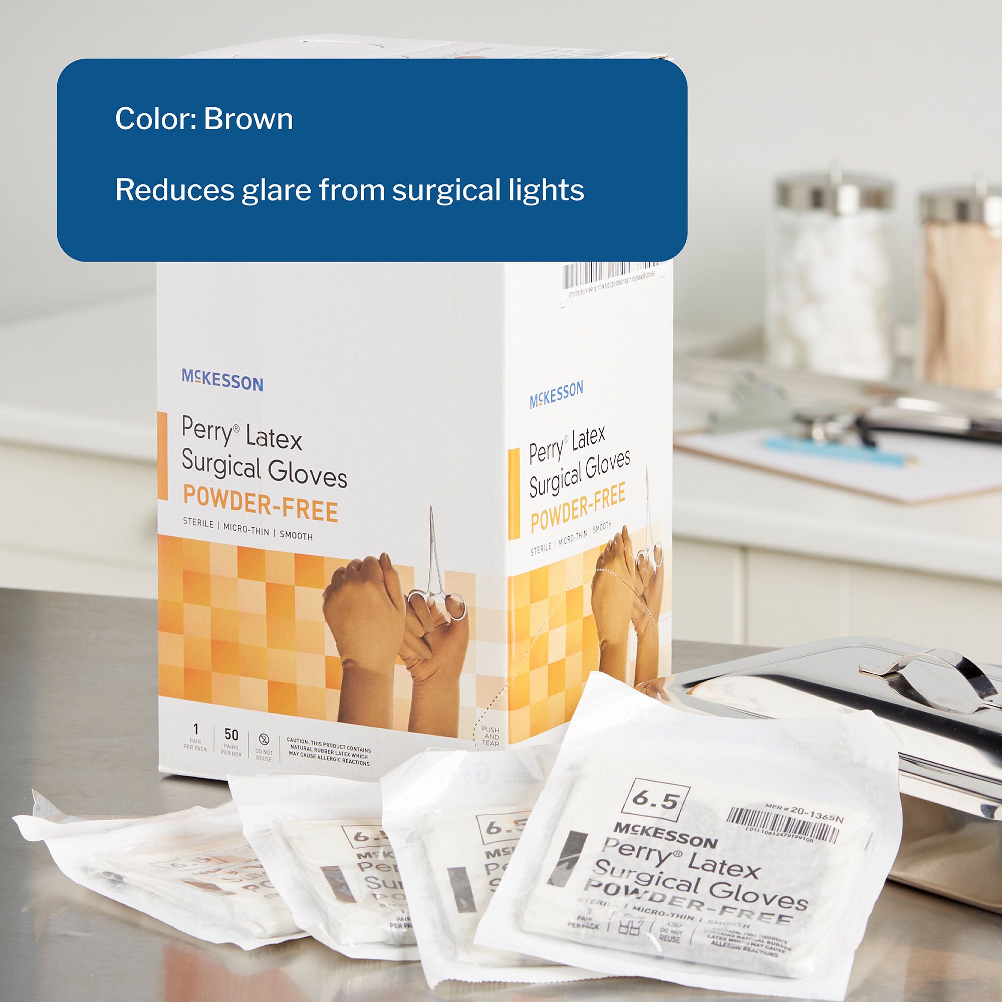 McKesson Perry Surgical Glove 20-1365N by McKesson Brand
