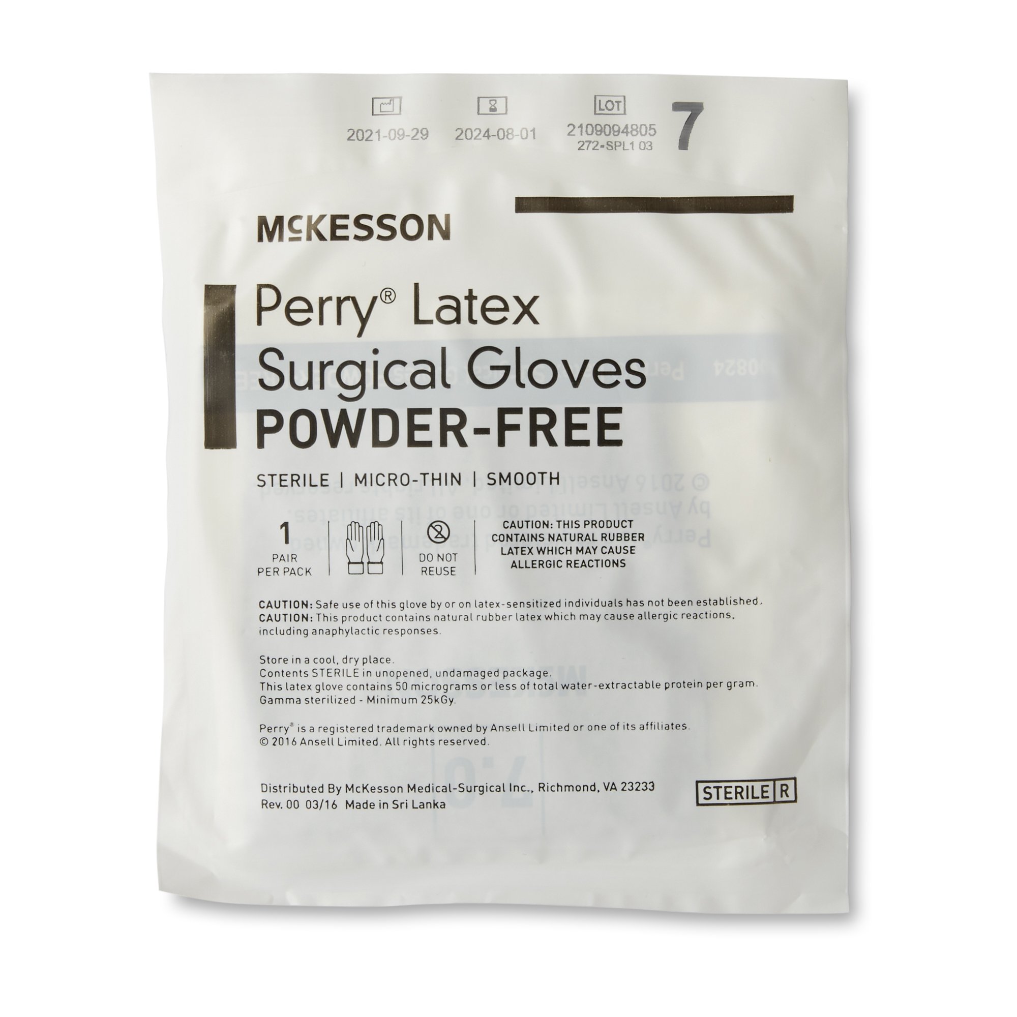 McKesson Brand - 20-1370N McKesson Perry® Latex Surgical Glove
