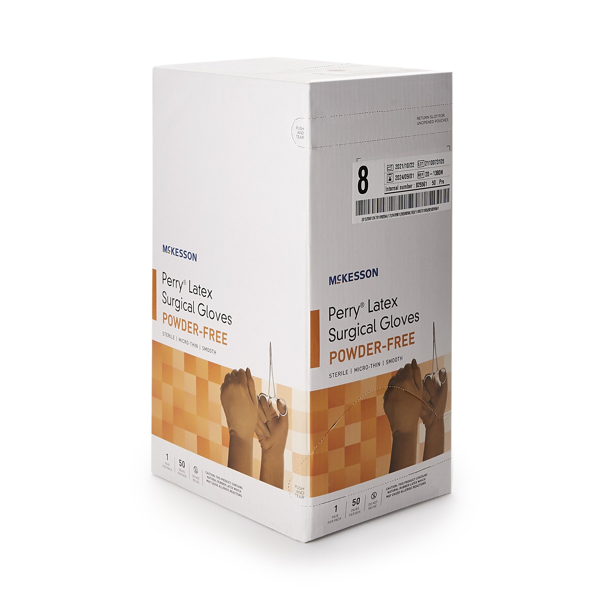 McKesson Perry Surgical Glove 20-1380N by McKesson Brand