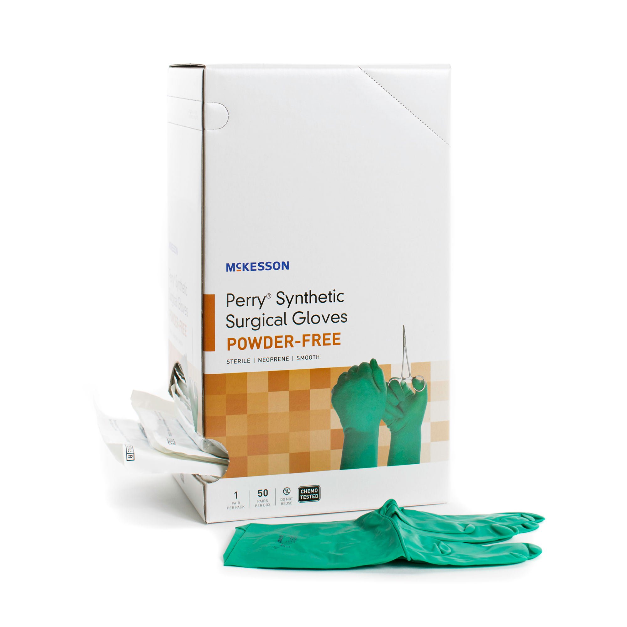 McKesson Brand - 20-2555N McKesson Perry® Performance Plus Polychloroprene Surgical Glove