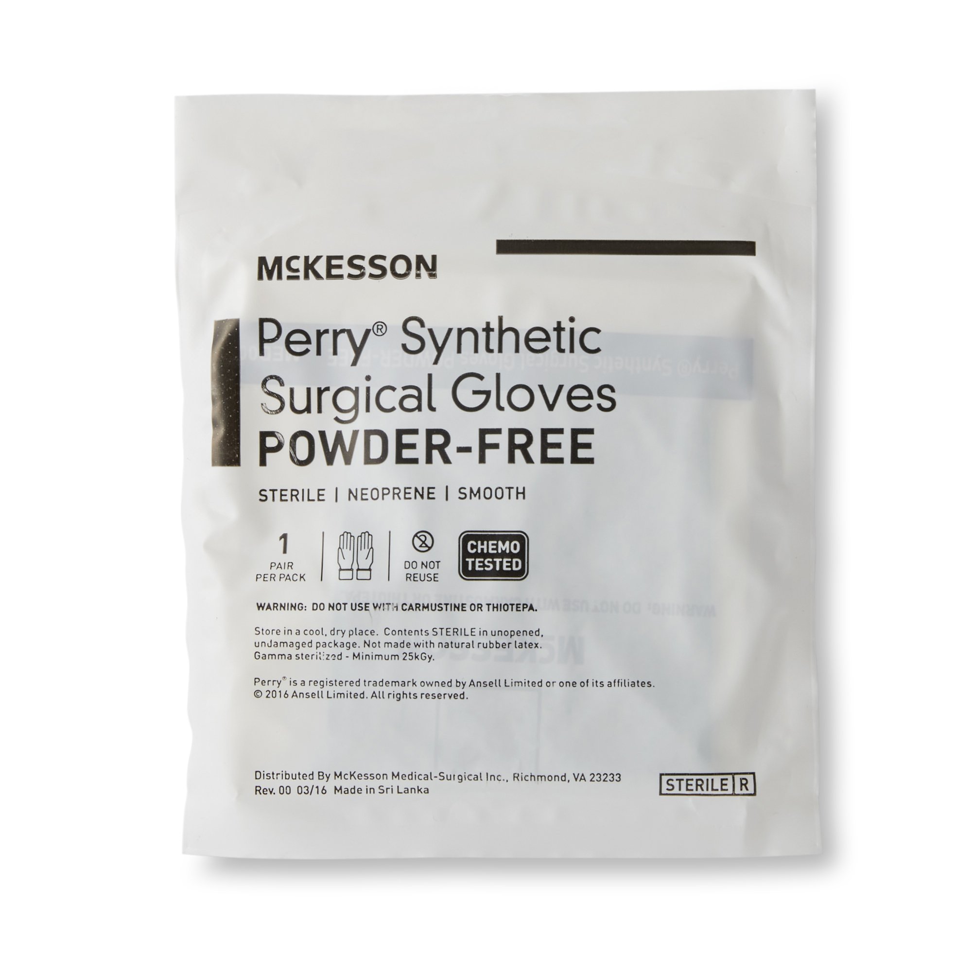 McKesson Brand 20-2560N - McKesson Perry® Performance Plus Polychloroprene Surgical Glove, Size 6, Green - 1/Pair, 50/Box, 200/Case