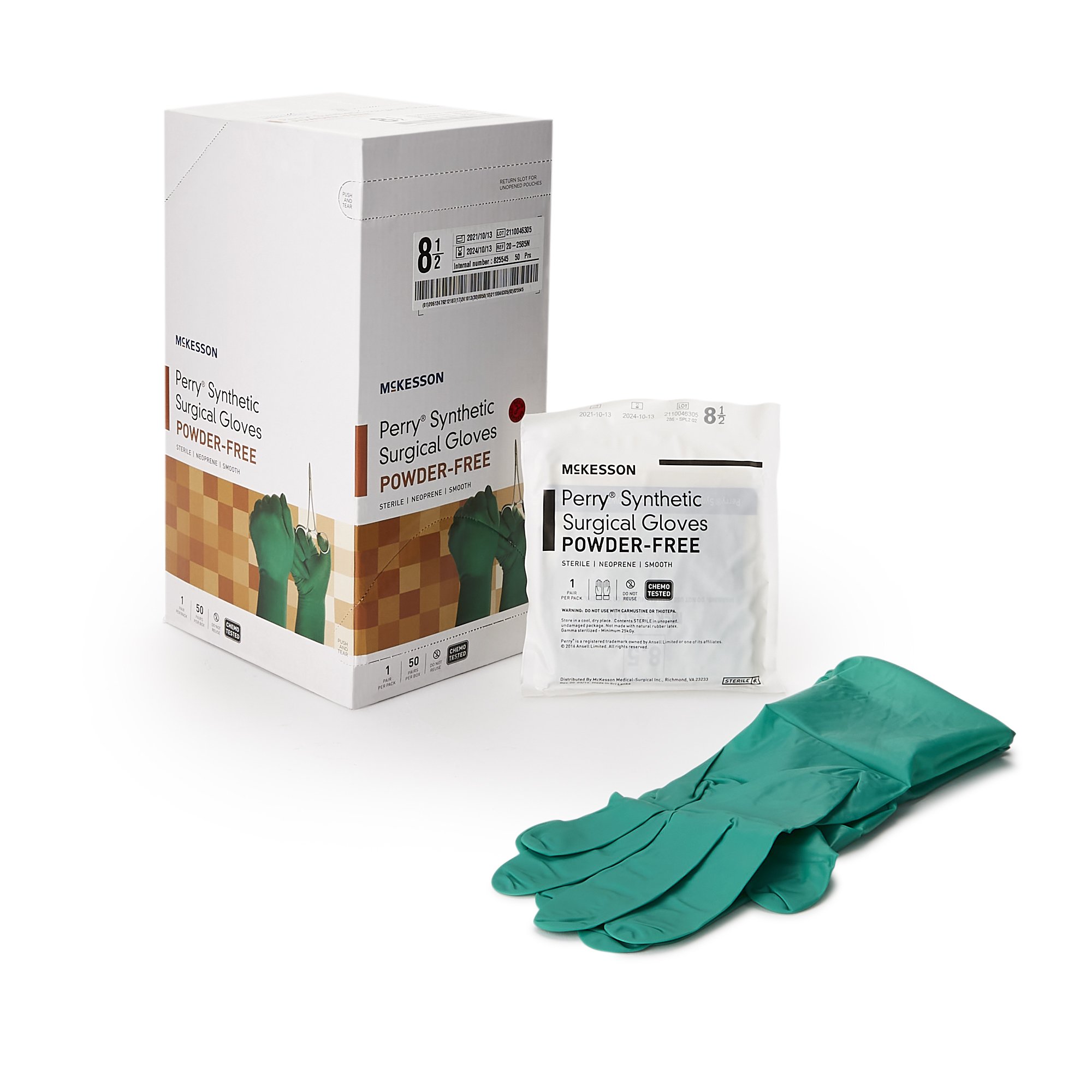 McKesson Brand - 20-2585N McKesson Perry® Performance Plus Polychloroprene Surgical Glove