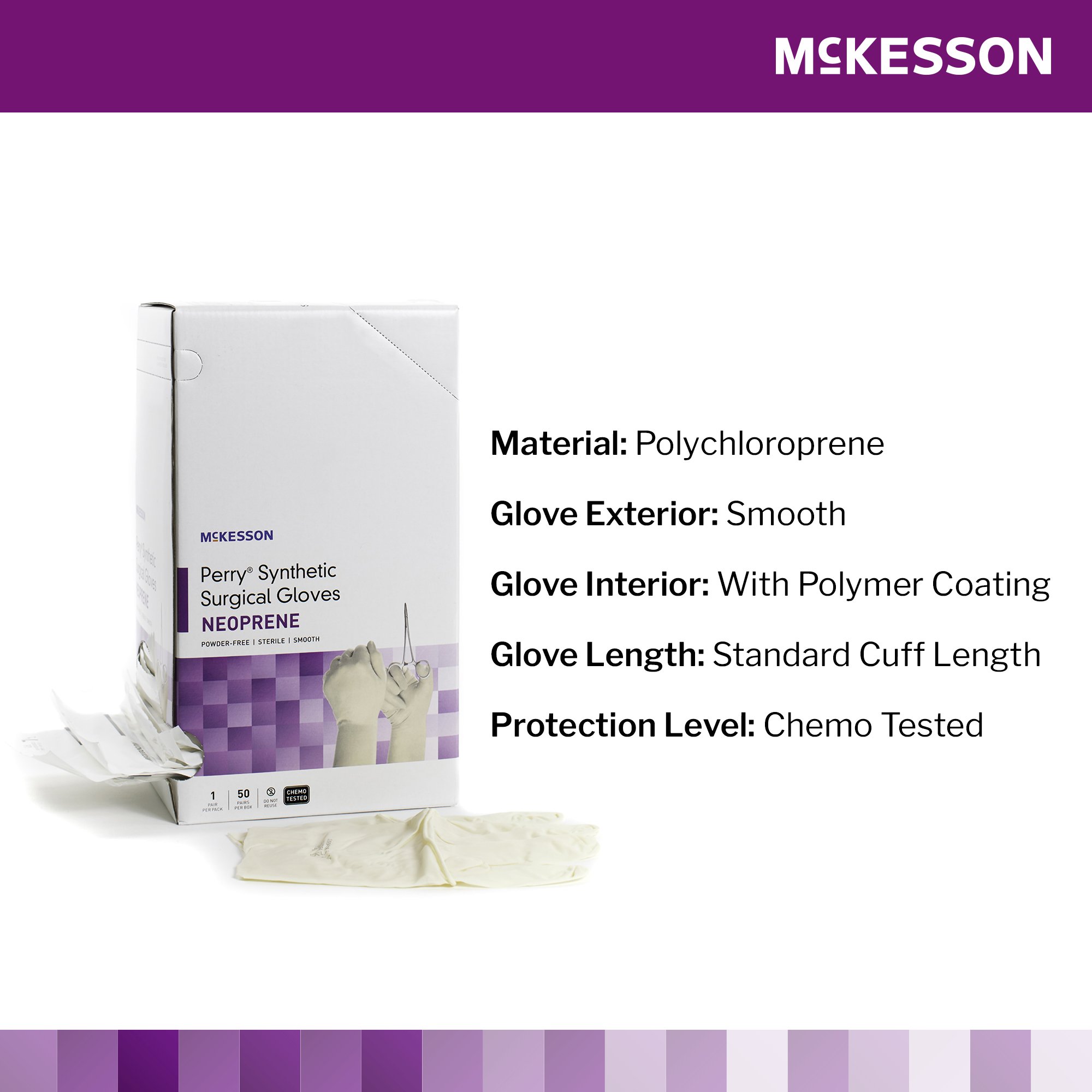 McKesson Perry Synthetic Surgical Gloves 20-2665N by McKesson Brand