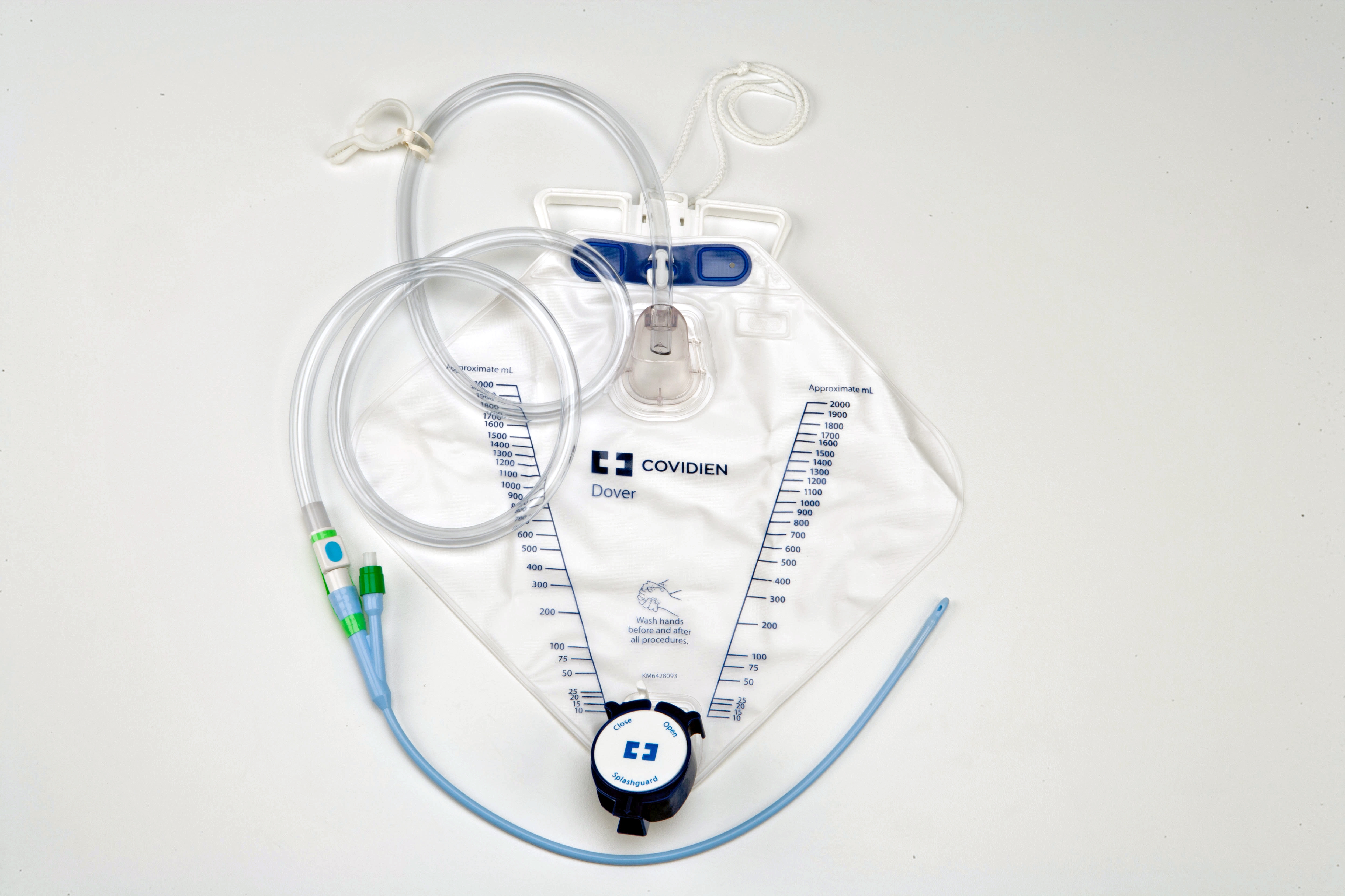 Cardinal 6153- - Dover™ Silicone Foley Catheter Insertion Tray, 16 Fr. - 1/Each, 10/Case