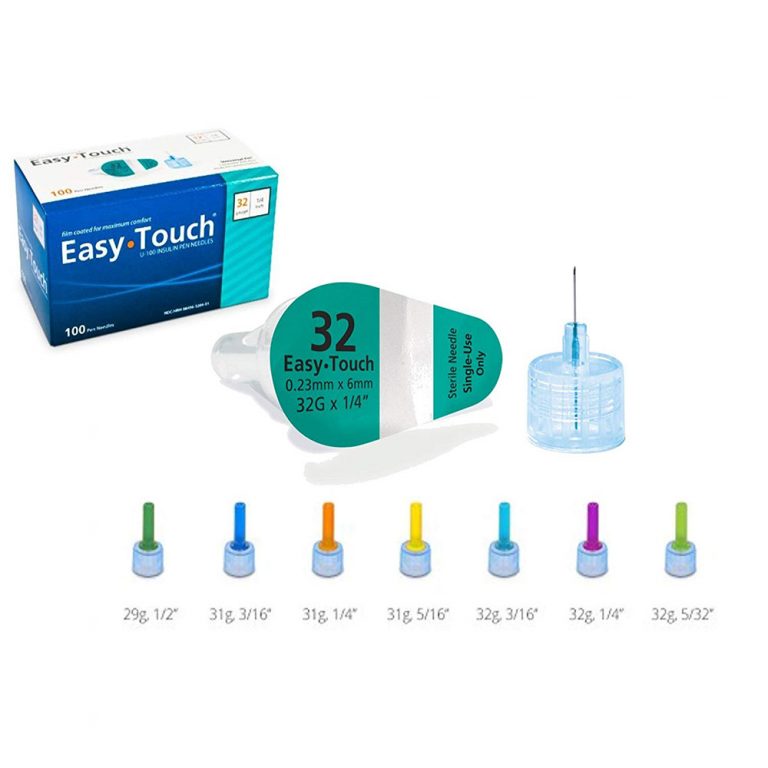 MHC Medical - 832041 Standard Insulin Pen Needle EasyTouch™ 32 Gauge 6 mm Length NonSafety
