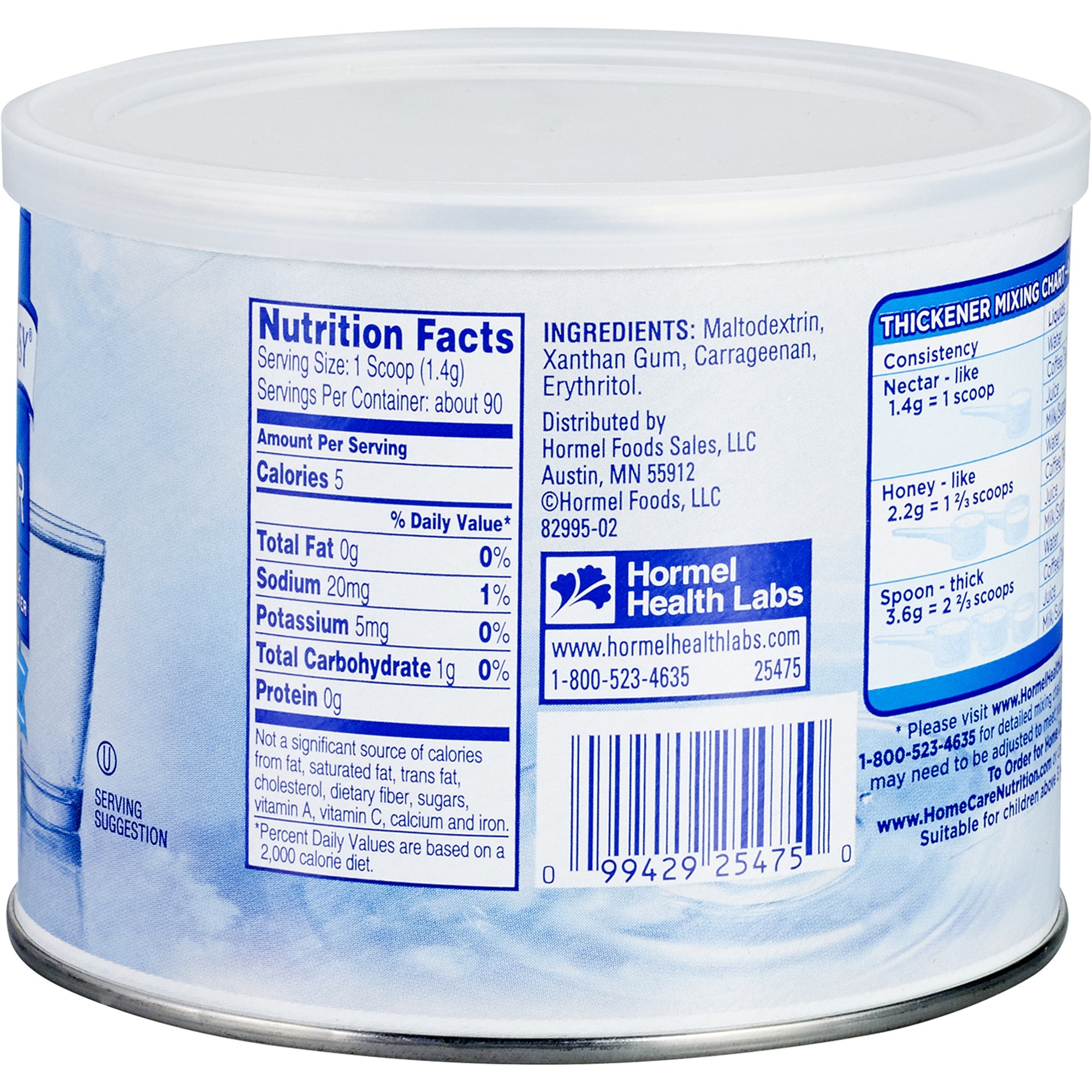 Lyons Magnus LLC 25544 - Thick & Easy® Clear Food and Beverage Thickener, 4.4-ounce canister - 1/Each, 4/Case