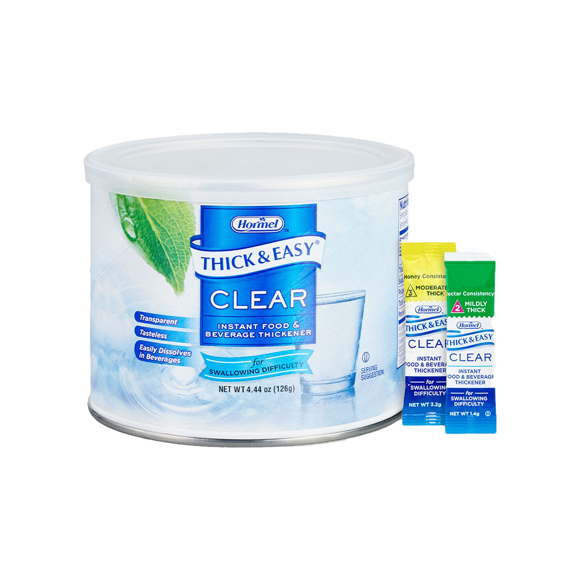 Lyons Magnus LLC 25544 - Thick & Easy® Clear Food and Beverage Thickener, 4.4-ounce canister - 1/Each, 4/Case
