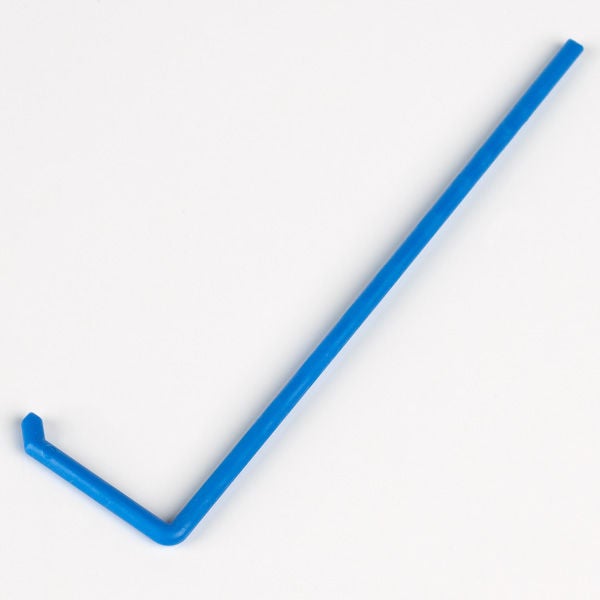 Globe Scientific - 2910 Cell Spreader 127 mm Length, L Shaped, Blue For Spreading Liquid Samples / Enables Even Spreading of Liquid Samples Across the Surface of Agar Plates without Gouging or Cutting the Medium
