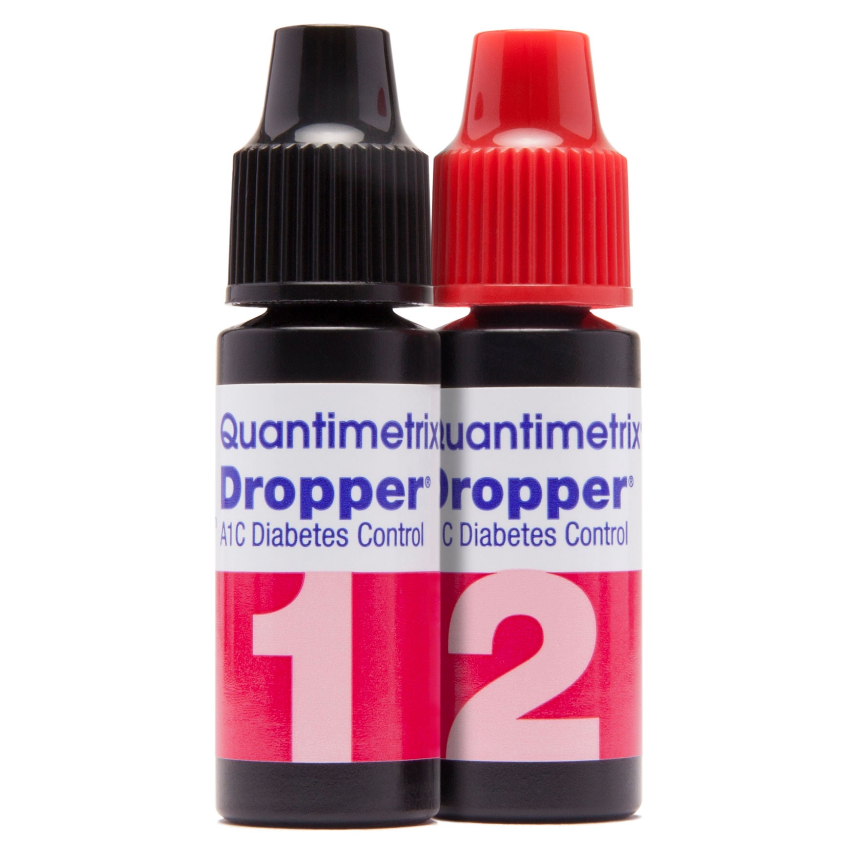 Quantimetrix - 1510-02 Diabetes Management Test Control Dropper® A1c Diabetes Level 2 4 X 0.9 mL