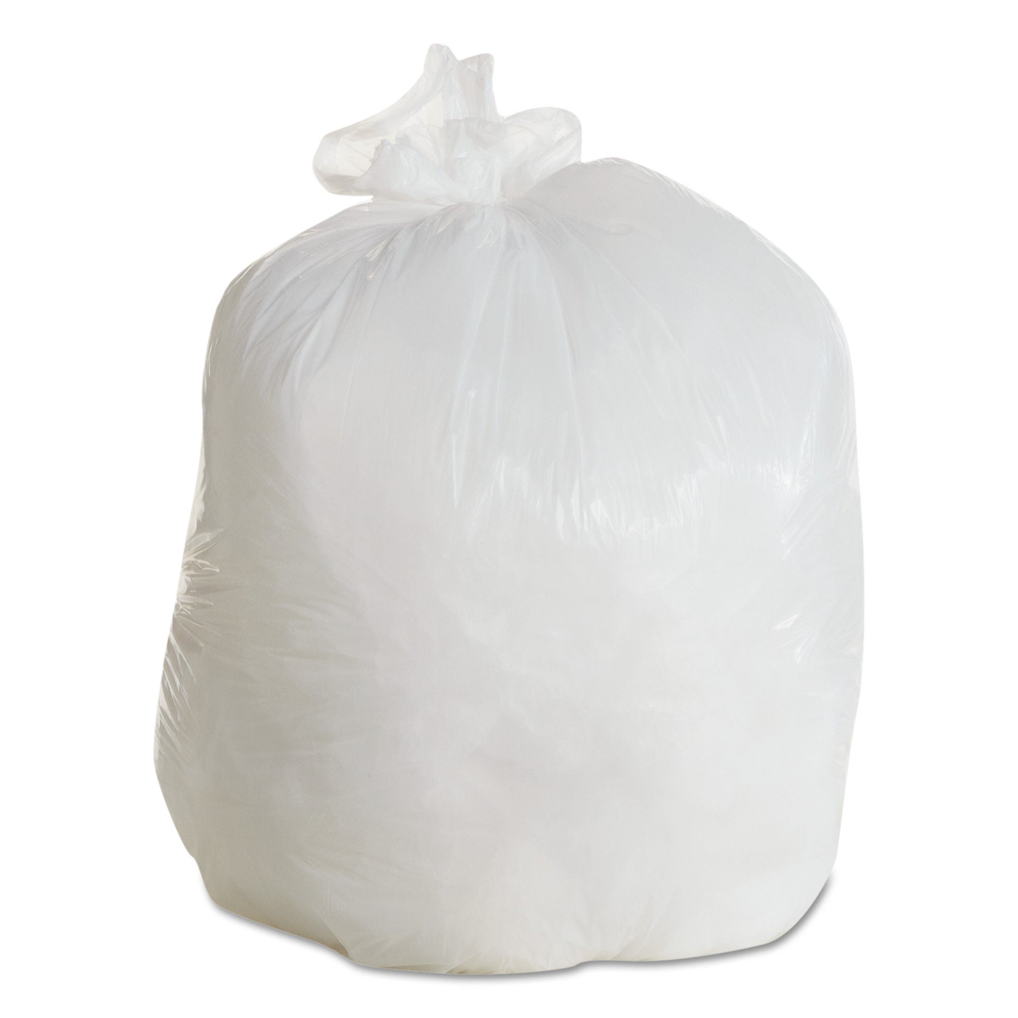 Essendant Co-United Stationers - BWK3036EXH Trash Bag Boardwalk® 30 gal. 0.60 mil 30 X 36 Inch White Extra Heavy Duty Star Seal Bottom Coreless Roll