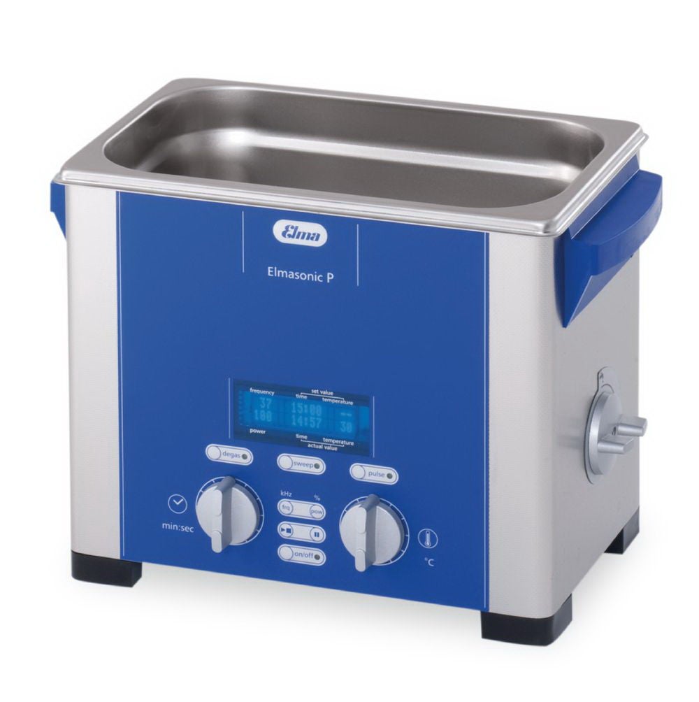 Quasar Instruments LLC - 1107-EP30H Ultrasonic Cleaner Elmasonic E Plus Series 2.75 Liter Maximum Capacity, 1.9 Liter Operating Capacity 100 X 137 X 240 mm
