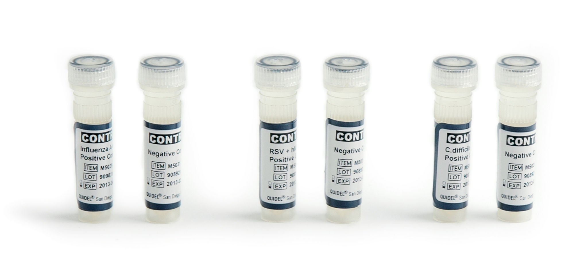 Quidel - M118 Molecular Diagnostic Control Set Solana™ HSV 1+2 / VZV Herpes Simplex Virus / Varicella-Zoster Virus Assays Positive Level / Negative Level