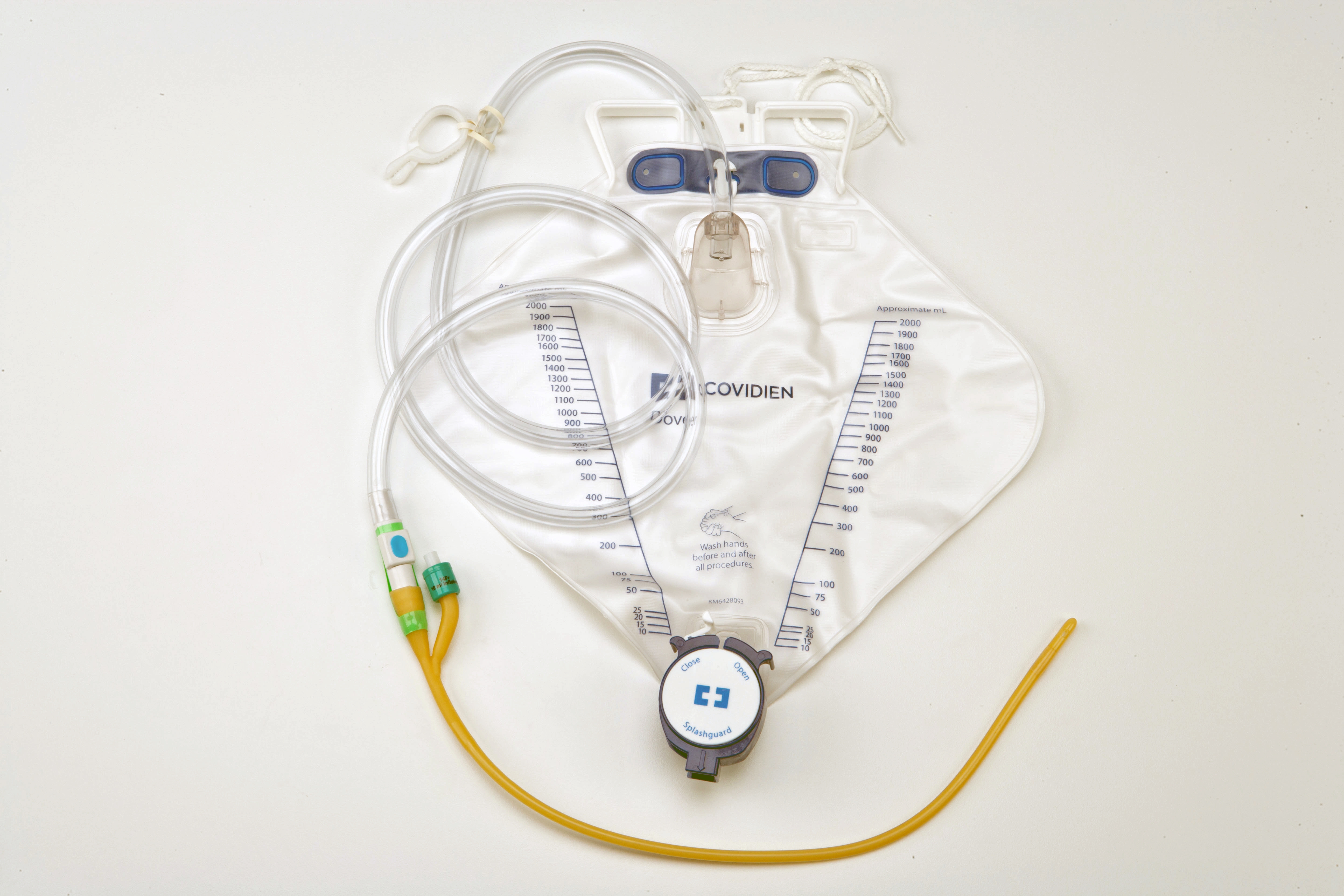 Cardinal 6155- - Dover™ Latex Foley Catheter Insertion Tray, 16 Fr. - 1/Each, 10/Case