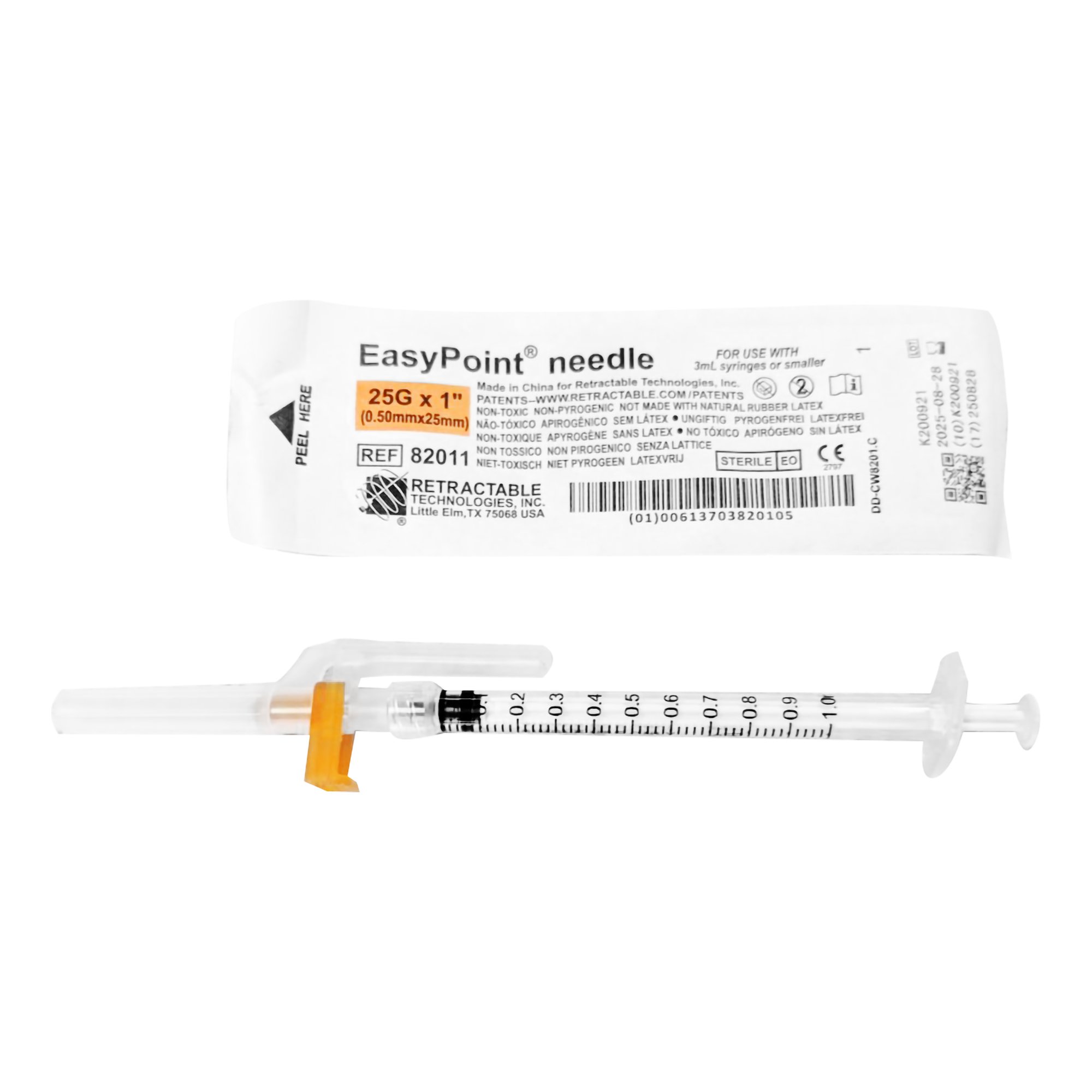 Retractable Technologies - 82011 EasyPoint® Safety Hypodermic Needle