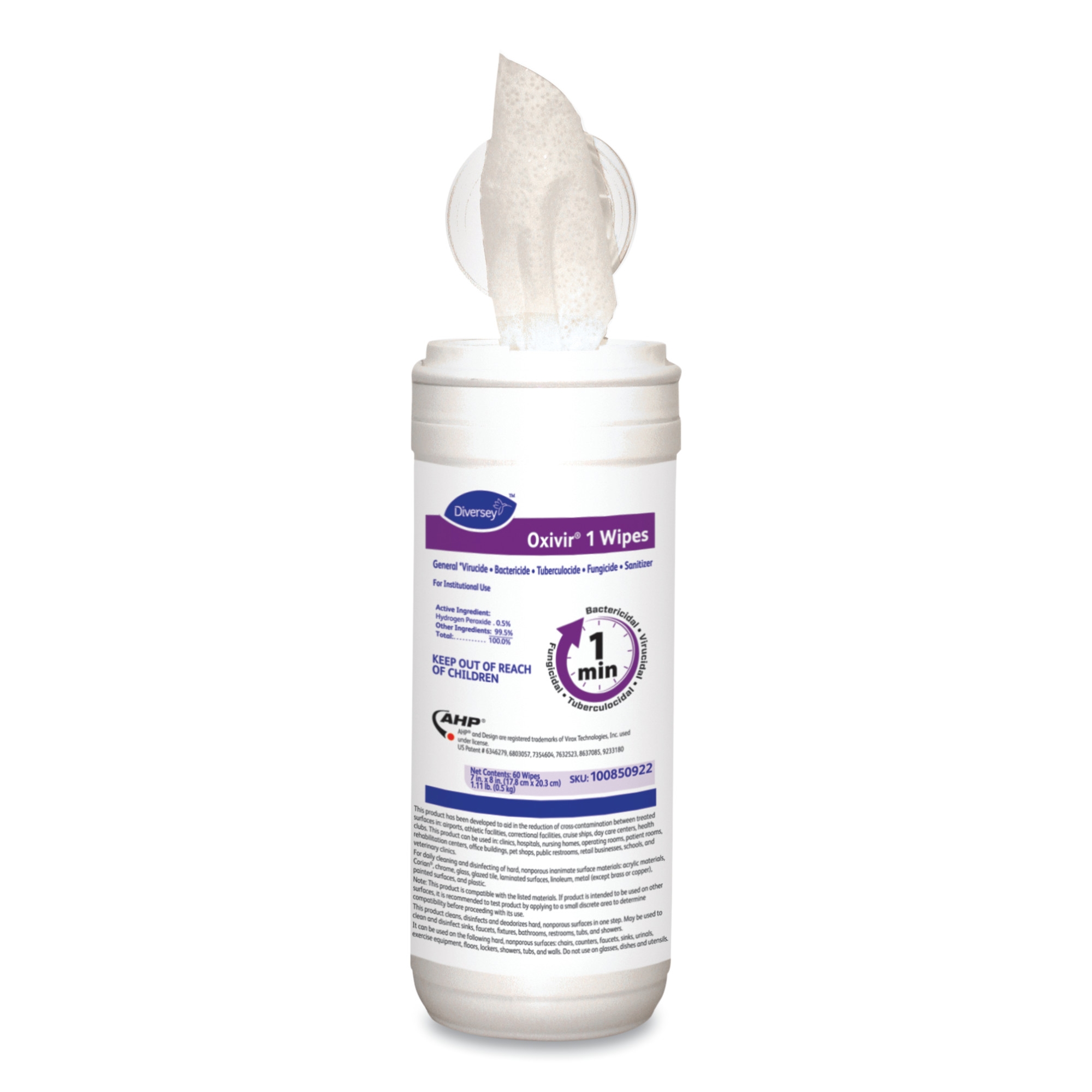 Essendant Co-United Stationers - DVO100850922 Oxivir® 1 Hydrogen Peroxide Surface Disinfectant Cleaner Wipes