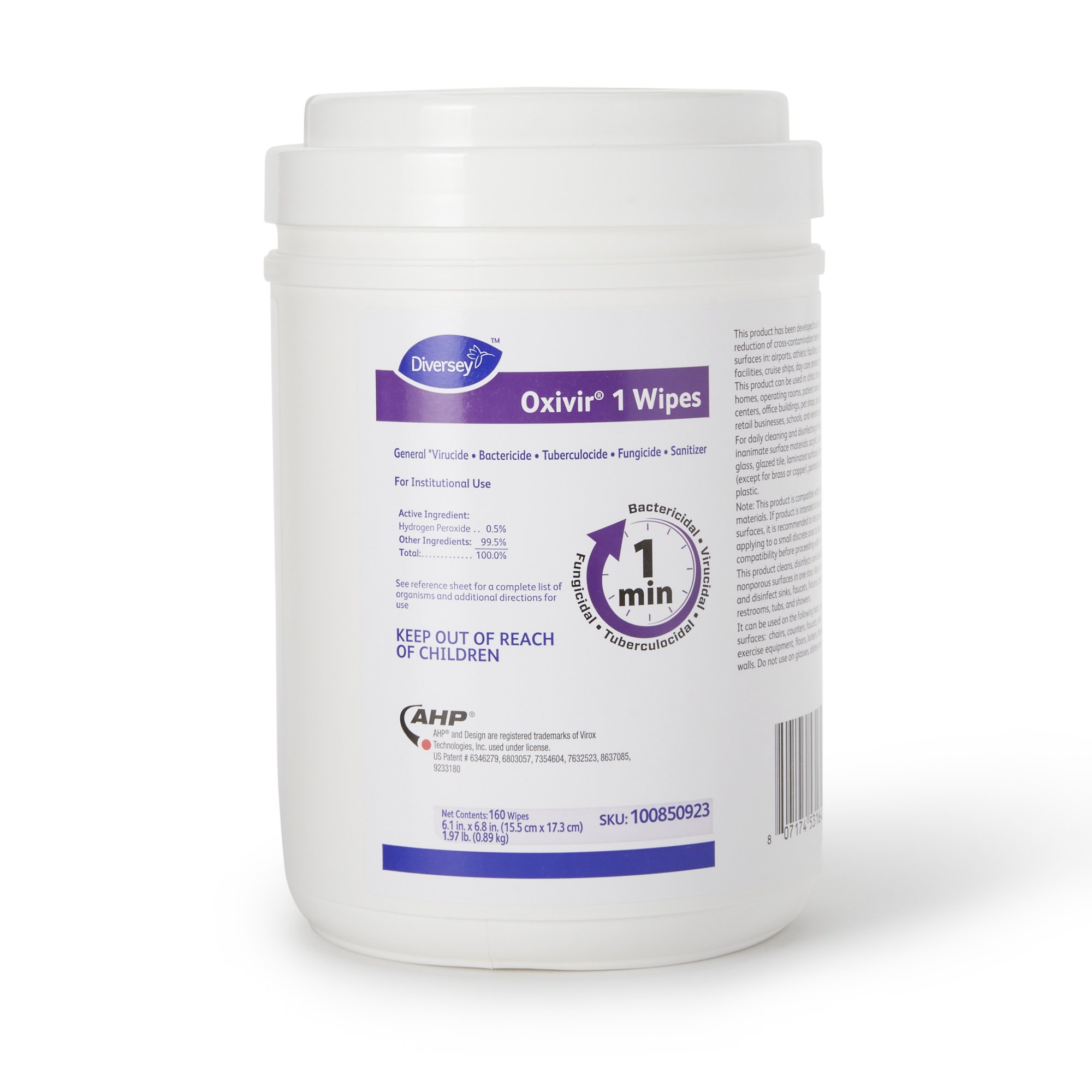 Essendant Co-United Stationers - DVO100850923 Diversey™ Oxivir® 1 Hydrogen Peroxide Surface Disinfectant Wipes