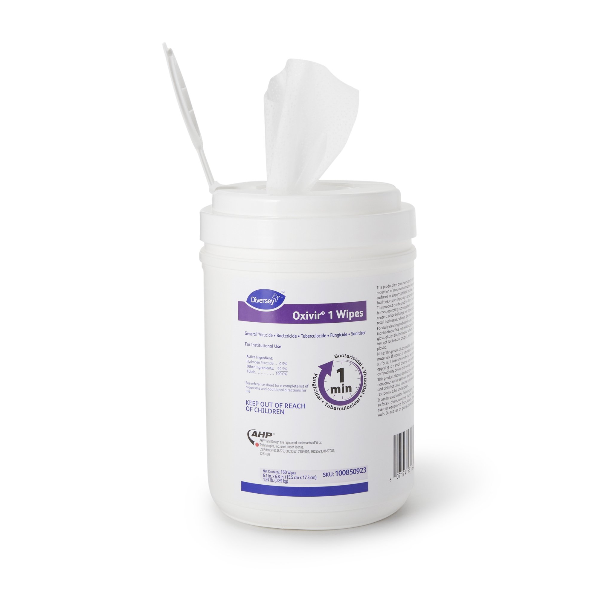 Essendant Co-United Stationers - DVO100850923 Diversey™ Oxivir® 1 Hydrogen Peroxide Surface Disinfectant Wipes