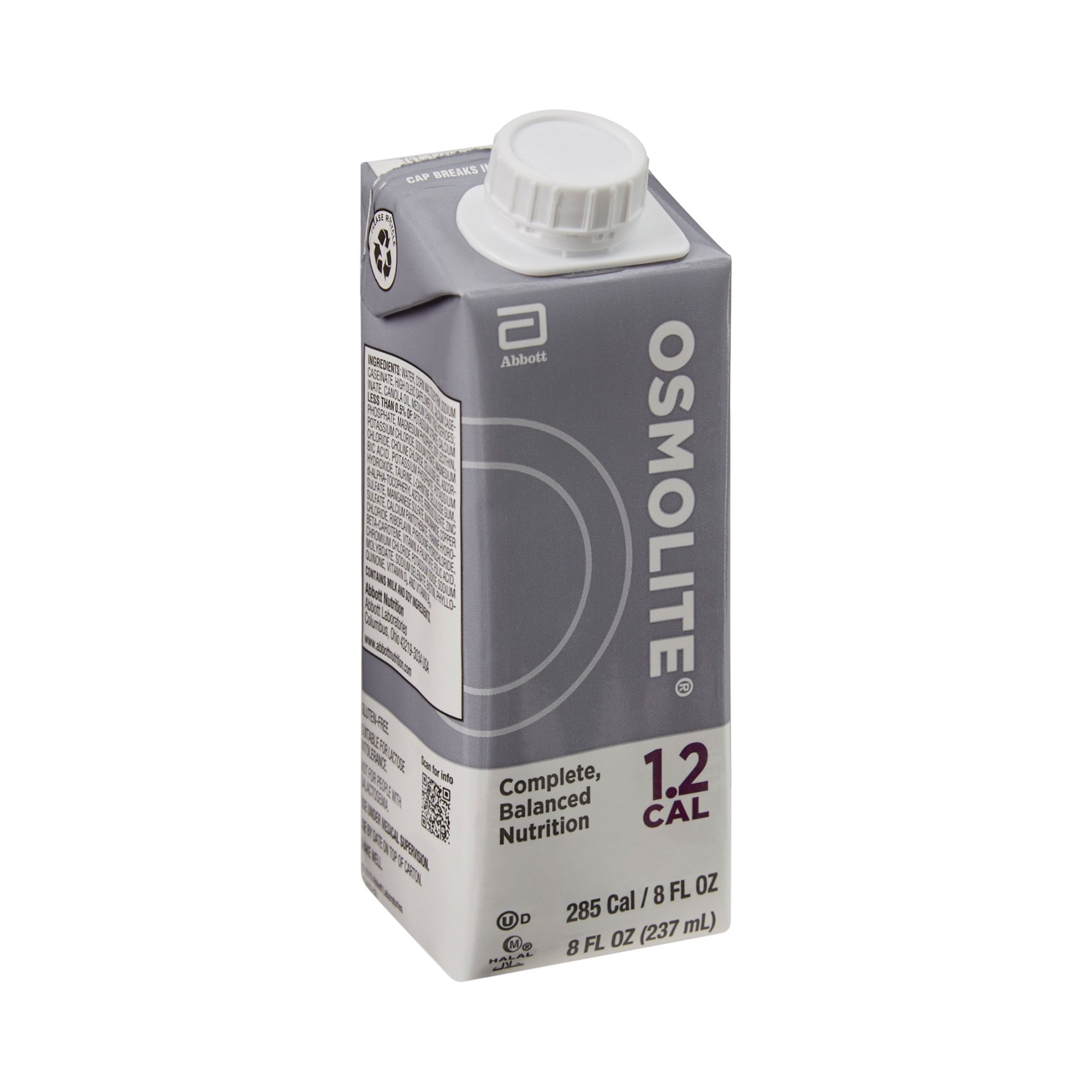 Abbott Nutrition 64635 - Osmolite 1.2 Cal Complete, Balanced Nutrition, 8-ounce carton - 1/Each, 24/Case