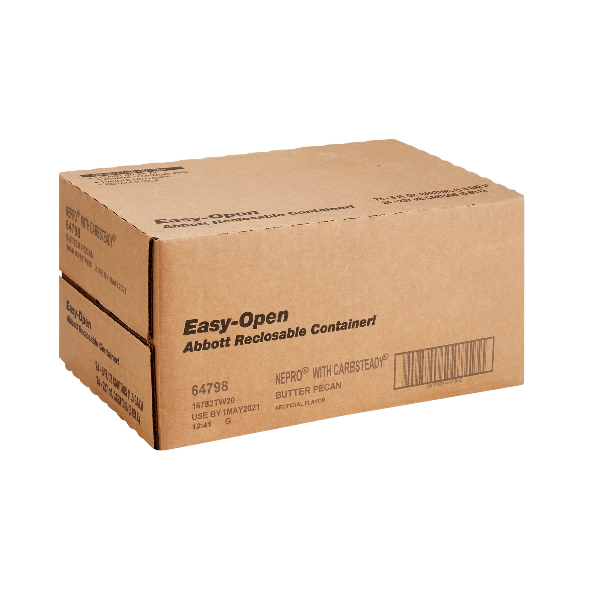 Abbott Nutrition 64798 - Nepro® with Carbsteady® Butter Pecan Therapeutic Nutrition for those on Dialysis - 1/Each, 24/Case