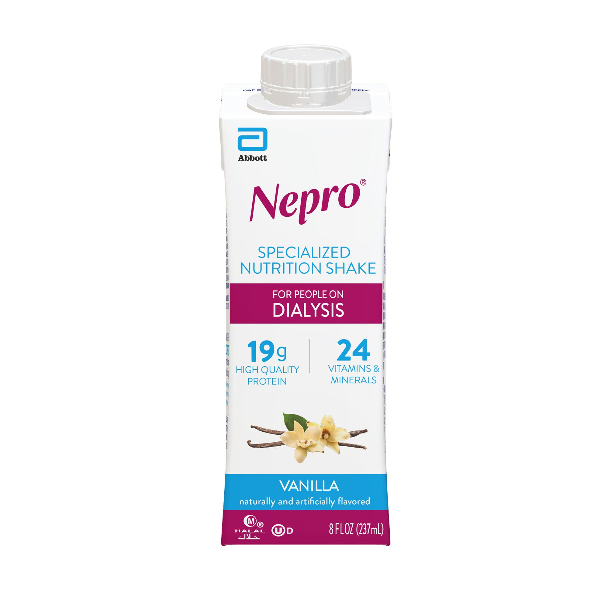 Abbott Nutrition - 64803 Nepro® with Carbsteady® Vanilla Therapeutic Nutrition for those on Dialysis