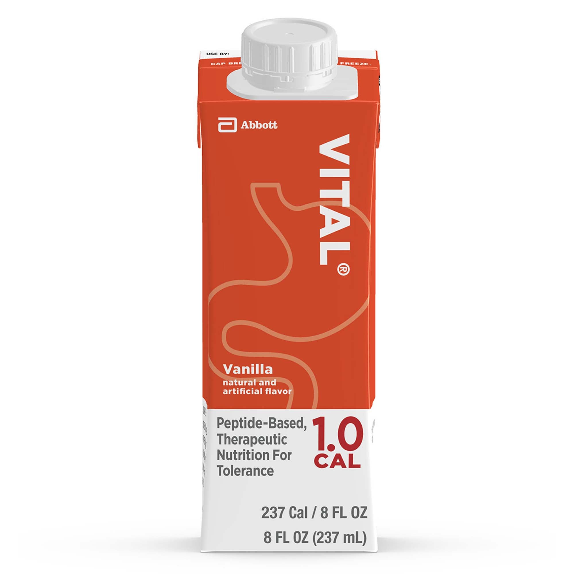 Abbott Nutrition - 64832 Vital® 1.0 Cal Vanilla Peptide-Based Therapeutic Nutrition for Tolerance