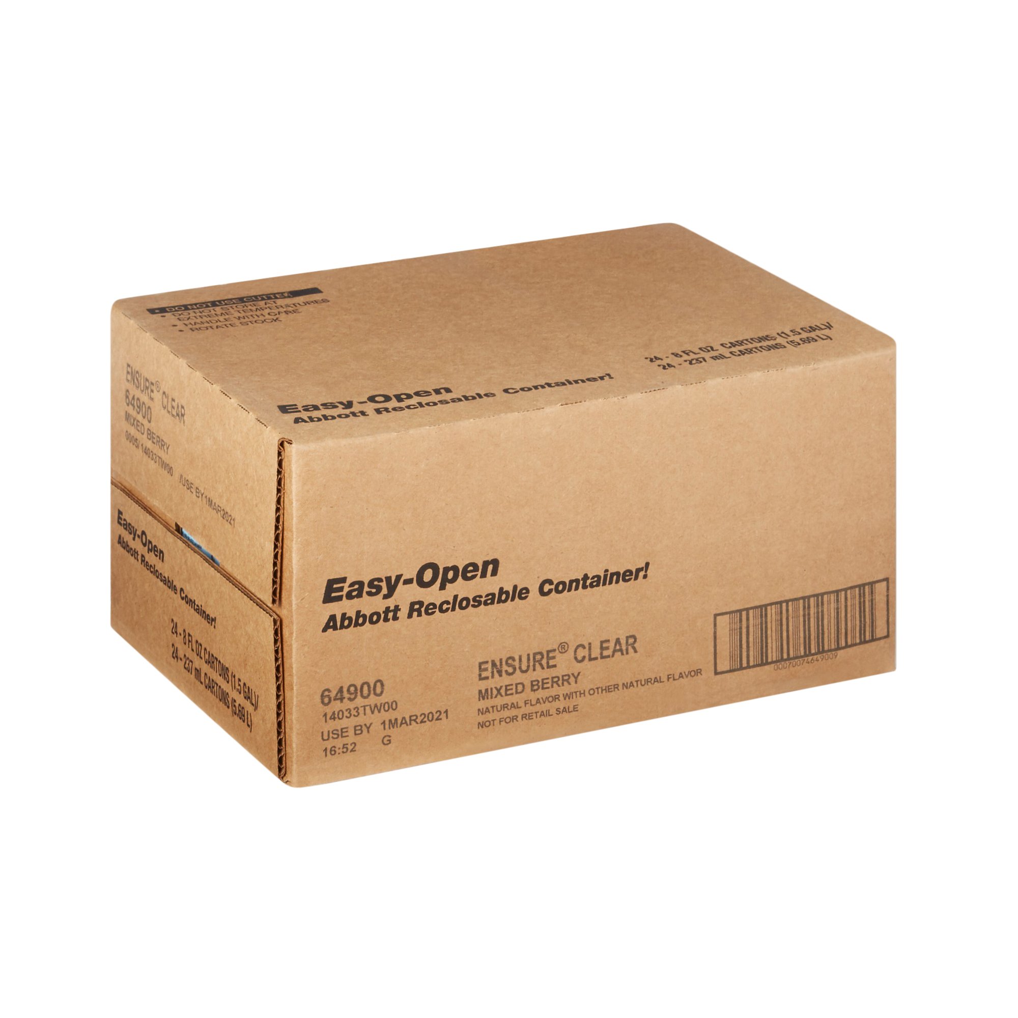 Abbott Nutrition - 64900 Ensure® Clear Therapeutic Nutrition