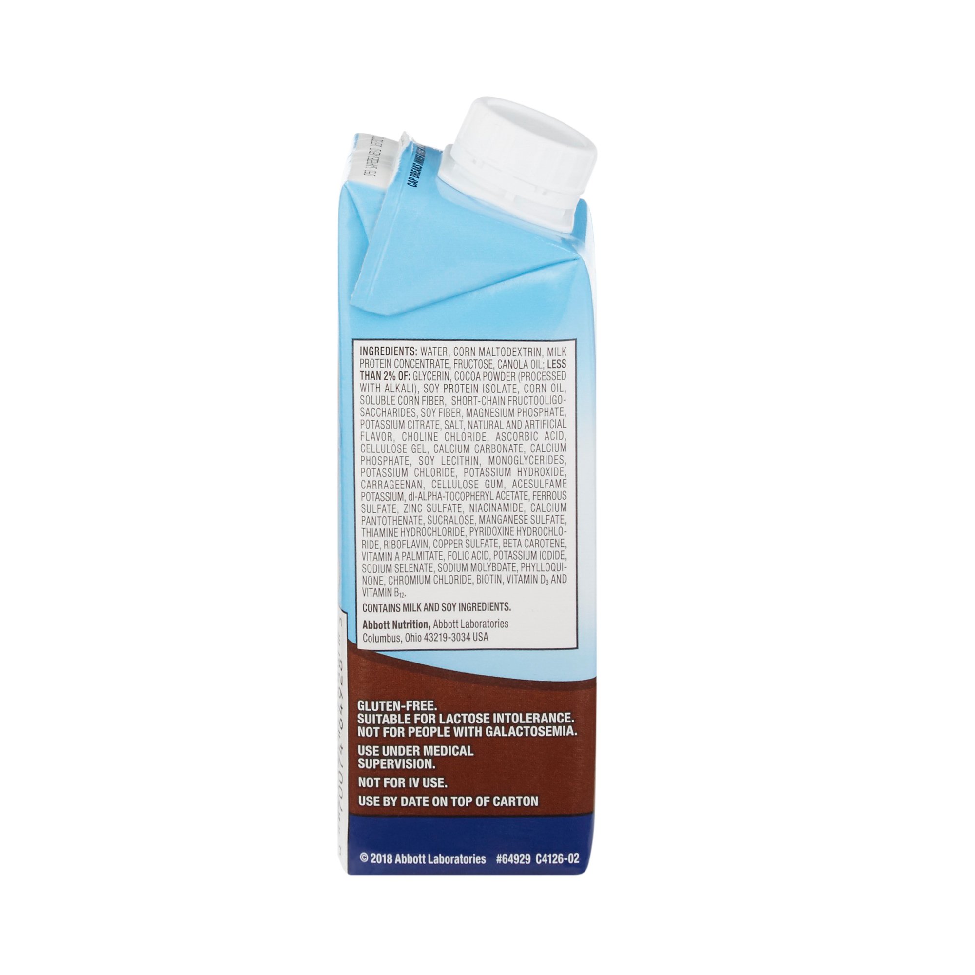 Abbott Nutrition 64929 - Glucerna® Chocolate Therapeutic Nutrition Shake, 8-ounce carton - 1/Each, 24/Case