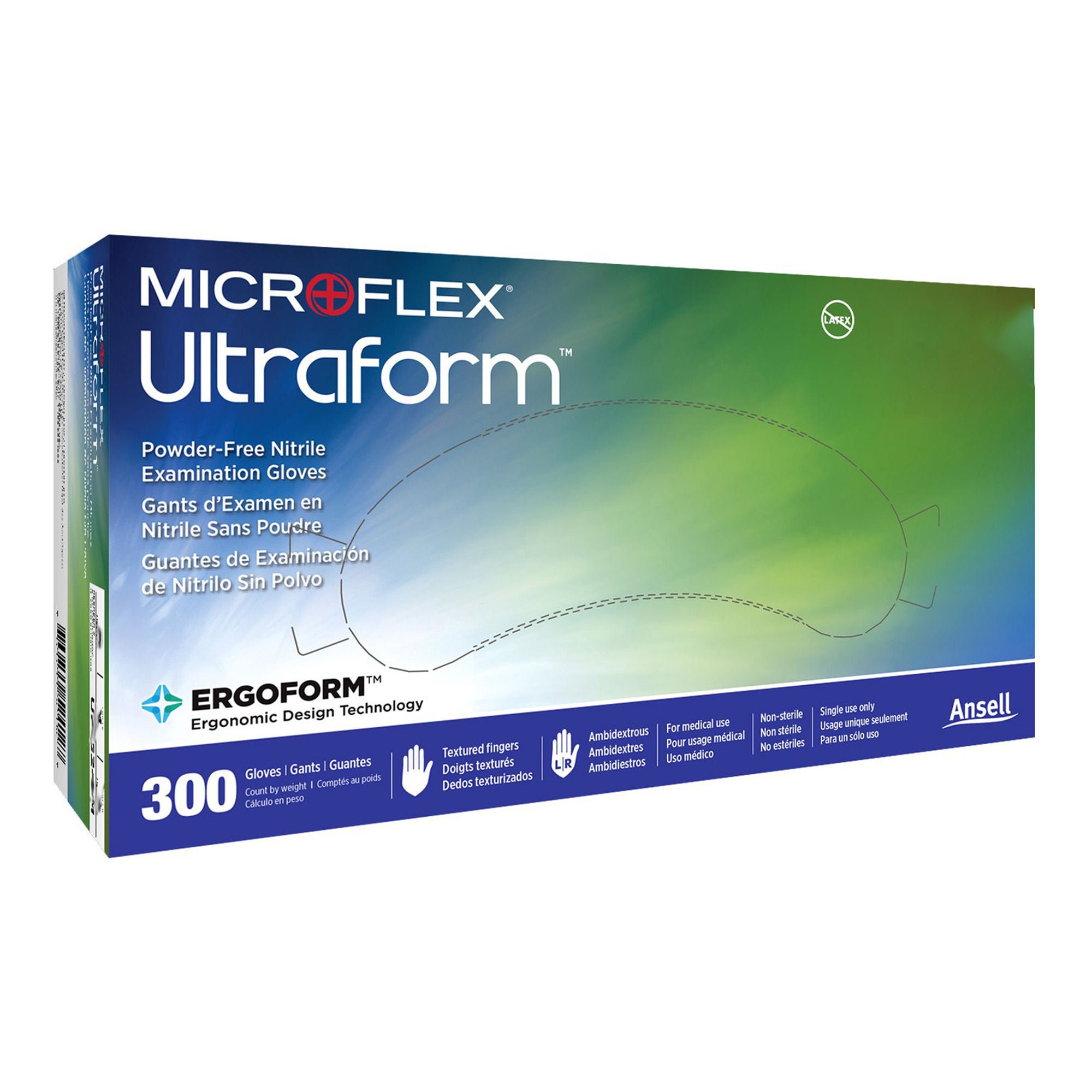 Microflex Medical - UF-524-SM Ultraform® Nitrile Exam Glove