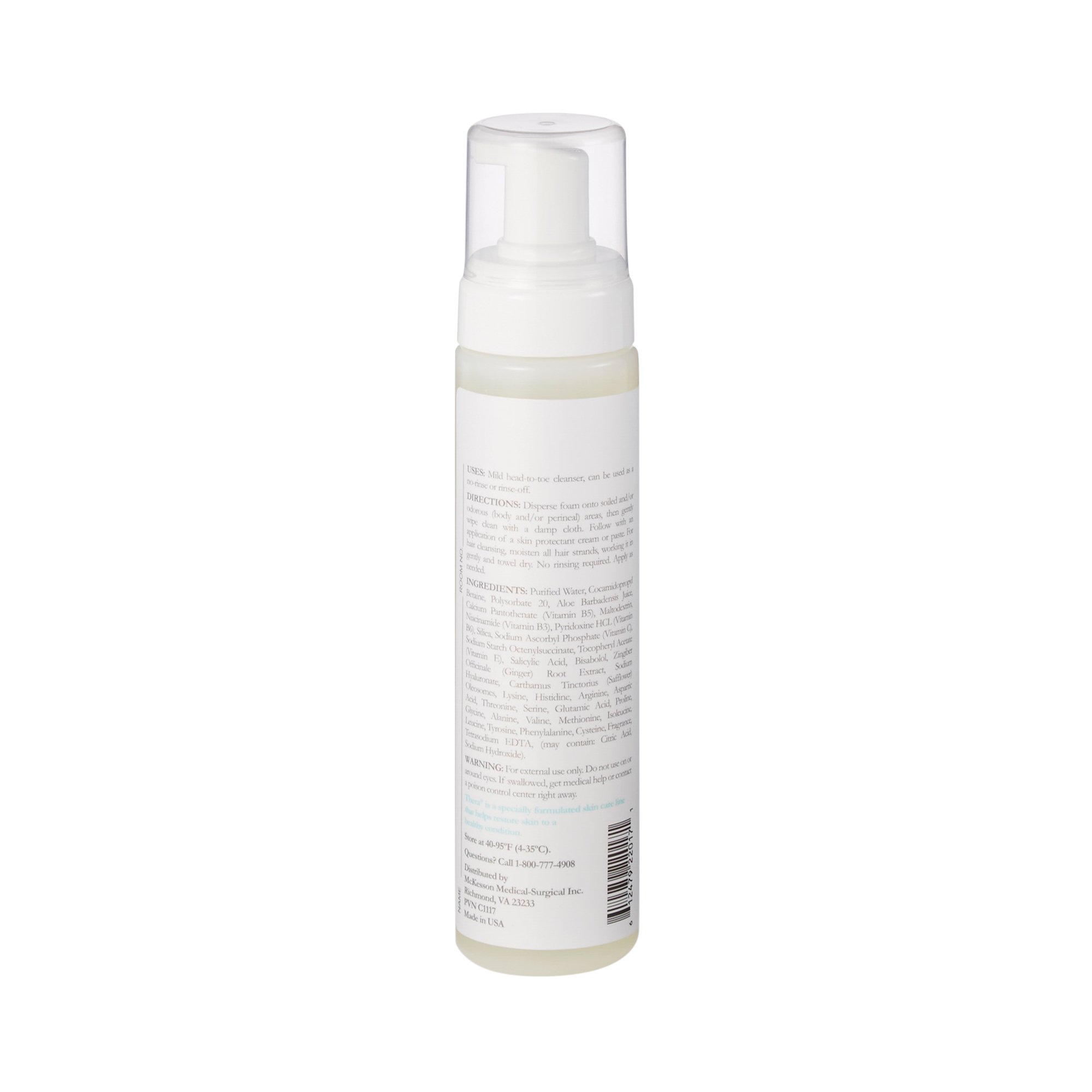 McKesson Brand 53-FC9 - McKesson Thera® Foaming Body Cleanser, 9-ounce Pump Bottle - 1/Bottle, 12/Case