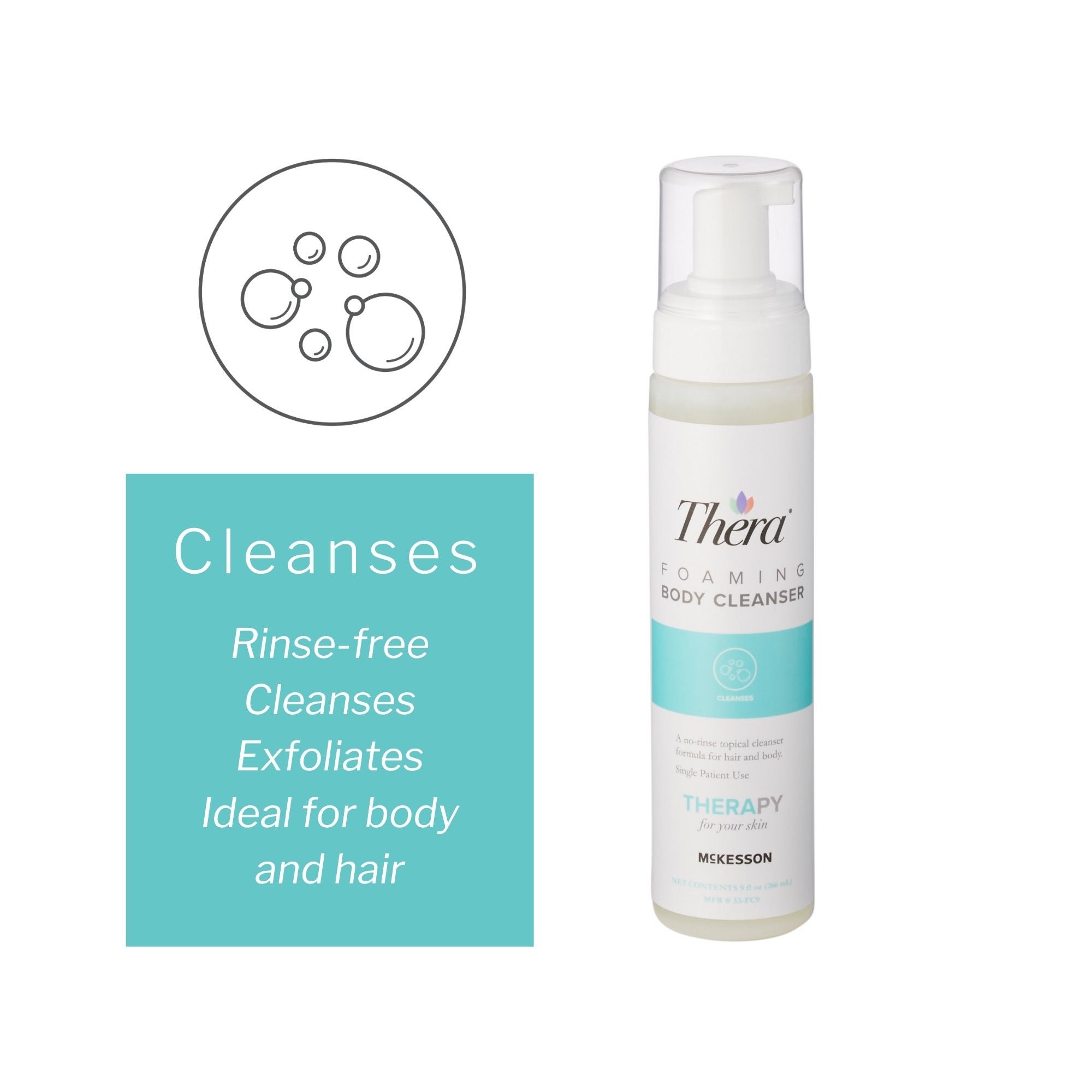McKesson Brand - 53-FC9 McKesson Thera® Foaming Body Cleanser
