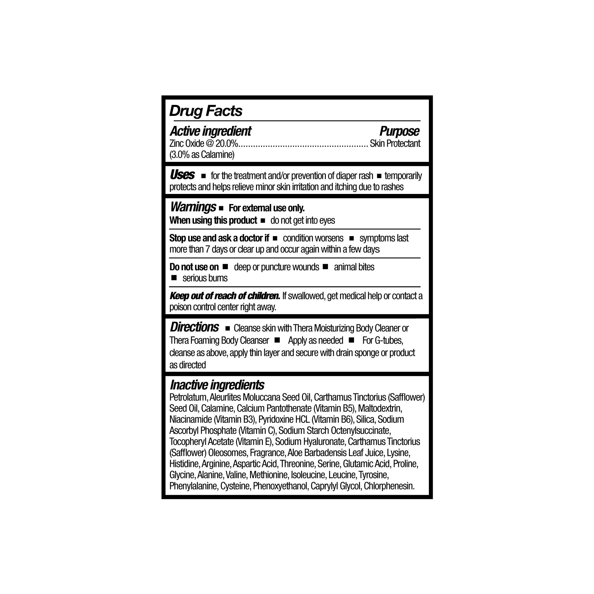 McKesson Brand 53-CZ4G - Thera Calazinc Body Shield Skin Protectant, Individual Packets - 1/Pack, 144/Box, 864/Case